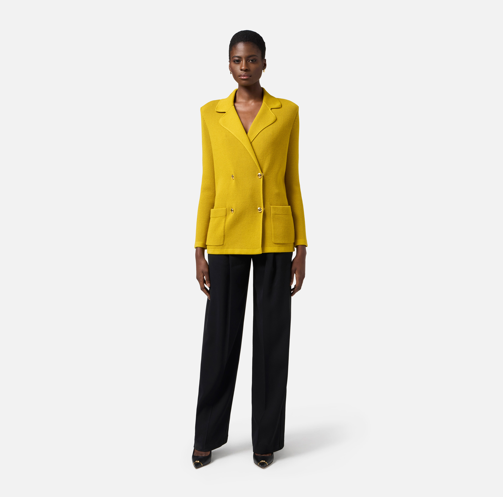 Blazer doppiopetto con tasche - Elisabetta Franchi