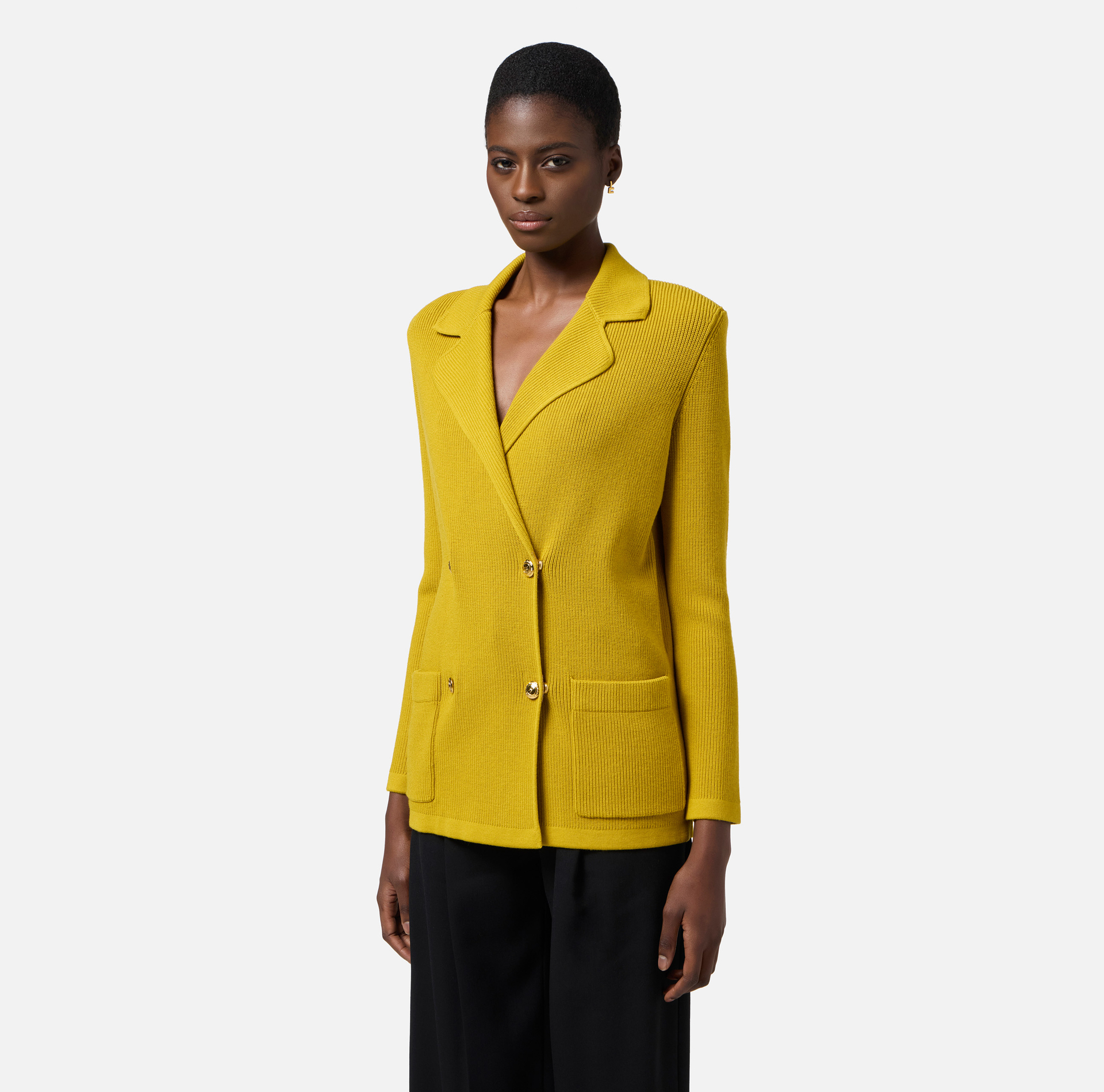 Blazer doppiopetto con tasche - Elisabetta Franchi