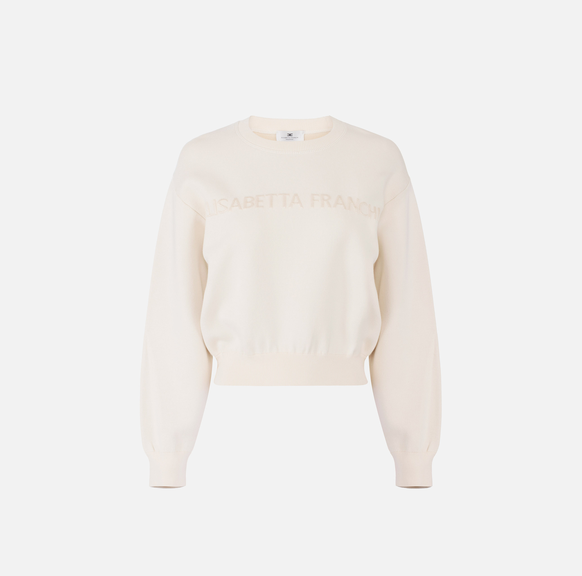 Felpa in maglia con logo