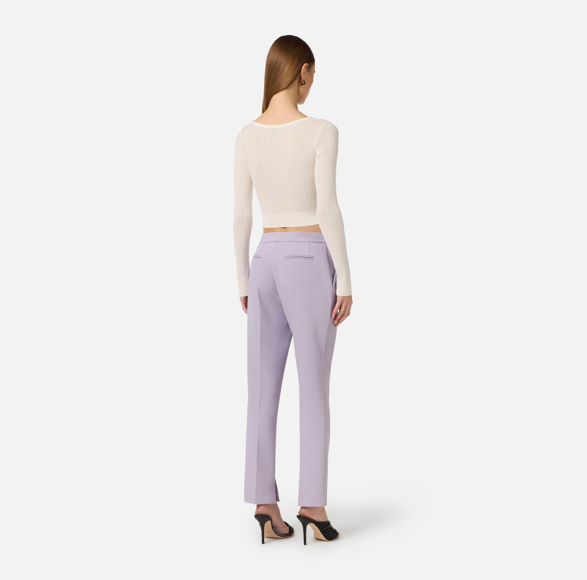 Top en tricot avec logo imprimé - Elisabetta Franchi