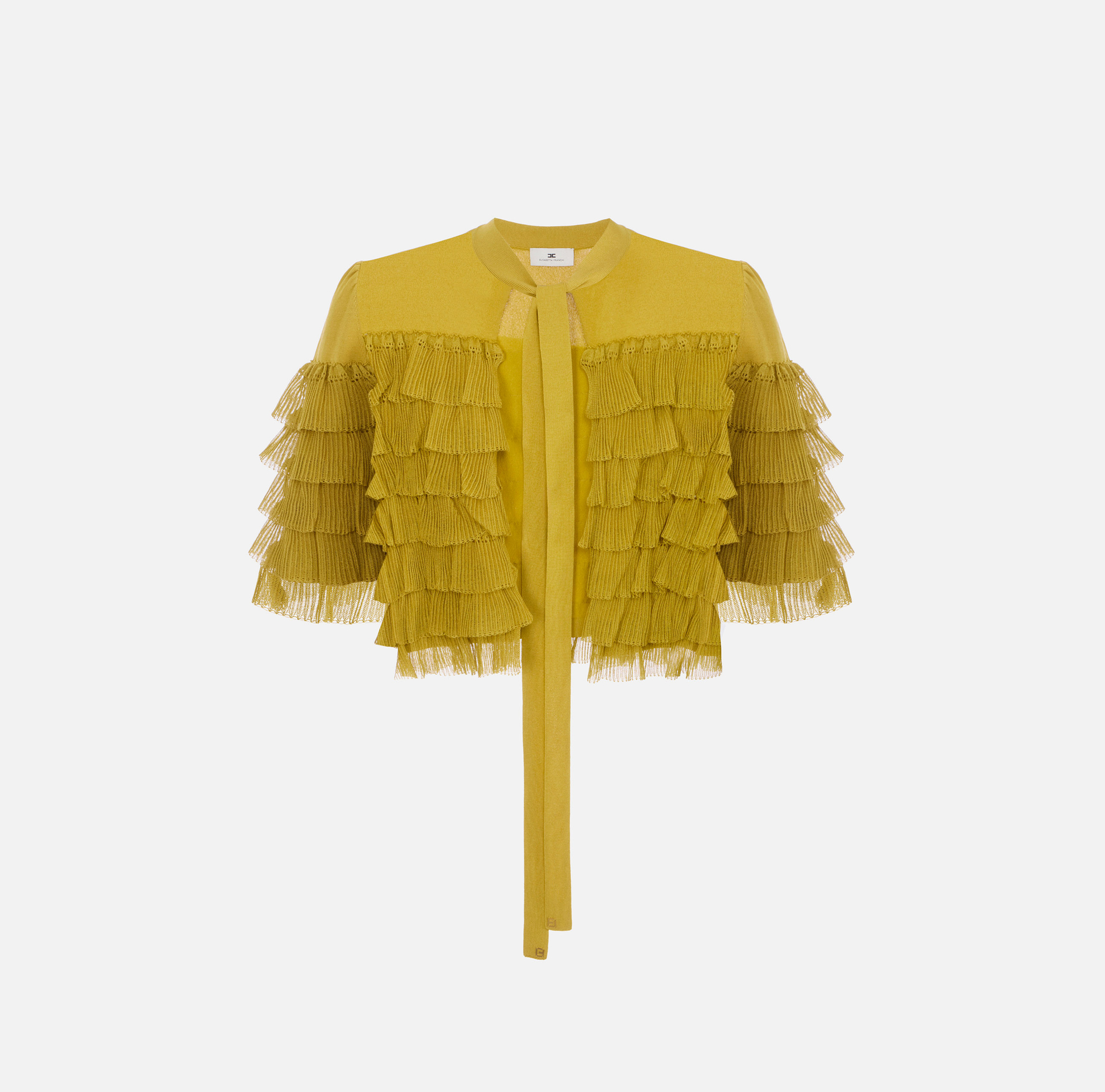 Top in maglia con ruches - Elisabetta Franchi
