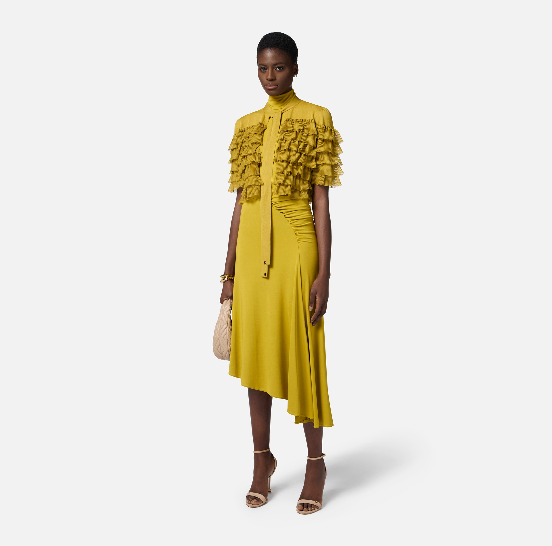 Top in maglia con ruches - Elisabetta Franchi
