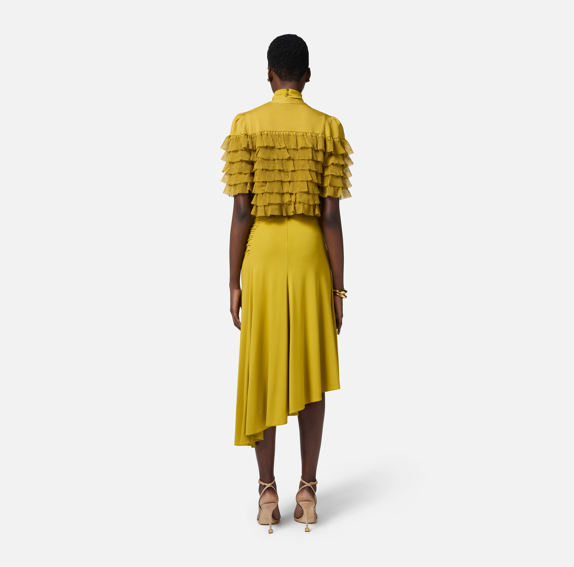 Top in maglia con ruches - Elisabetta Franchi