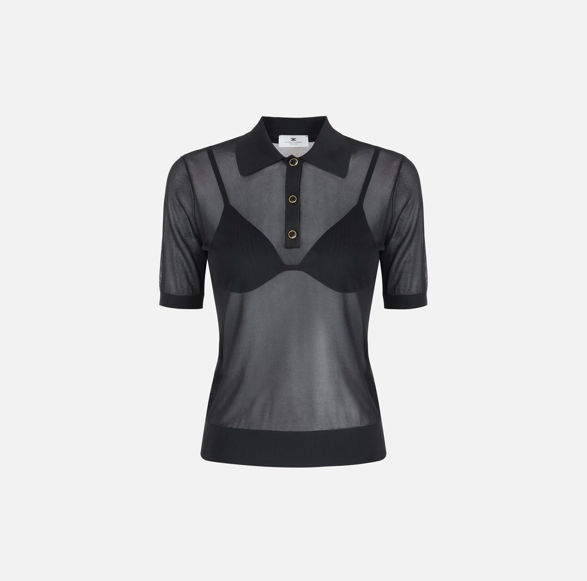 Polo in nylon con reggiseno