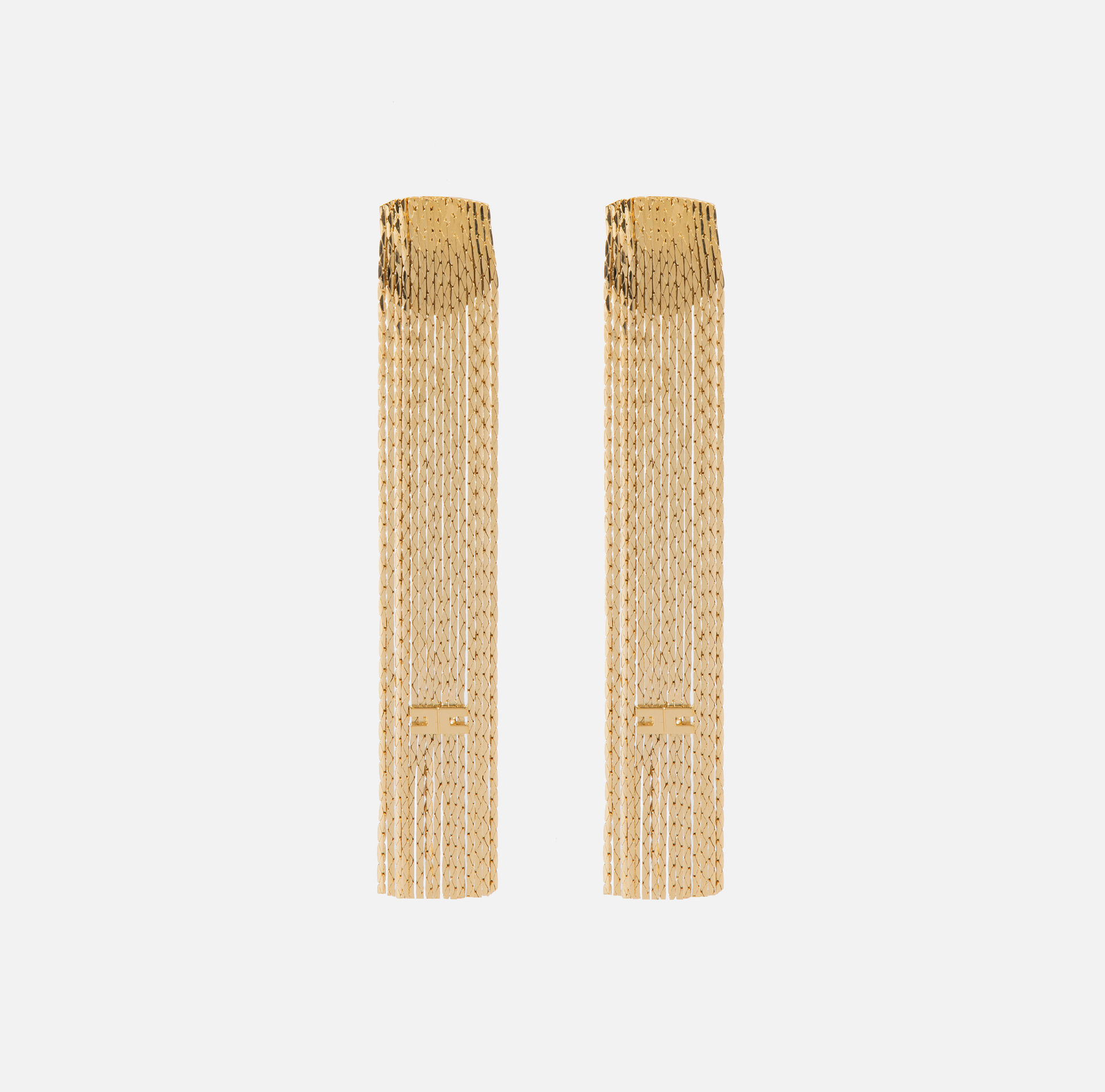 Boucles d'oreilles en métal avec logo soudé - ACCESSORI - Elisabetta Franchi