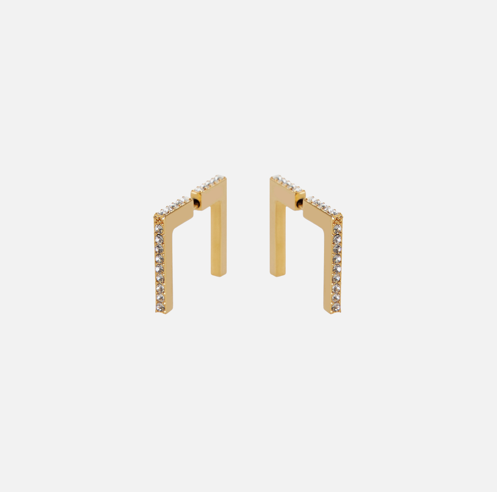 Earrings with rhinestones - Elisabetta Franchi