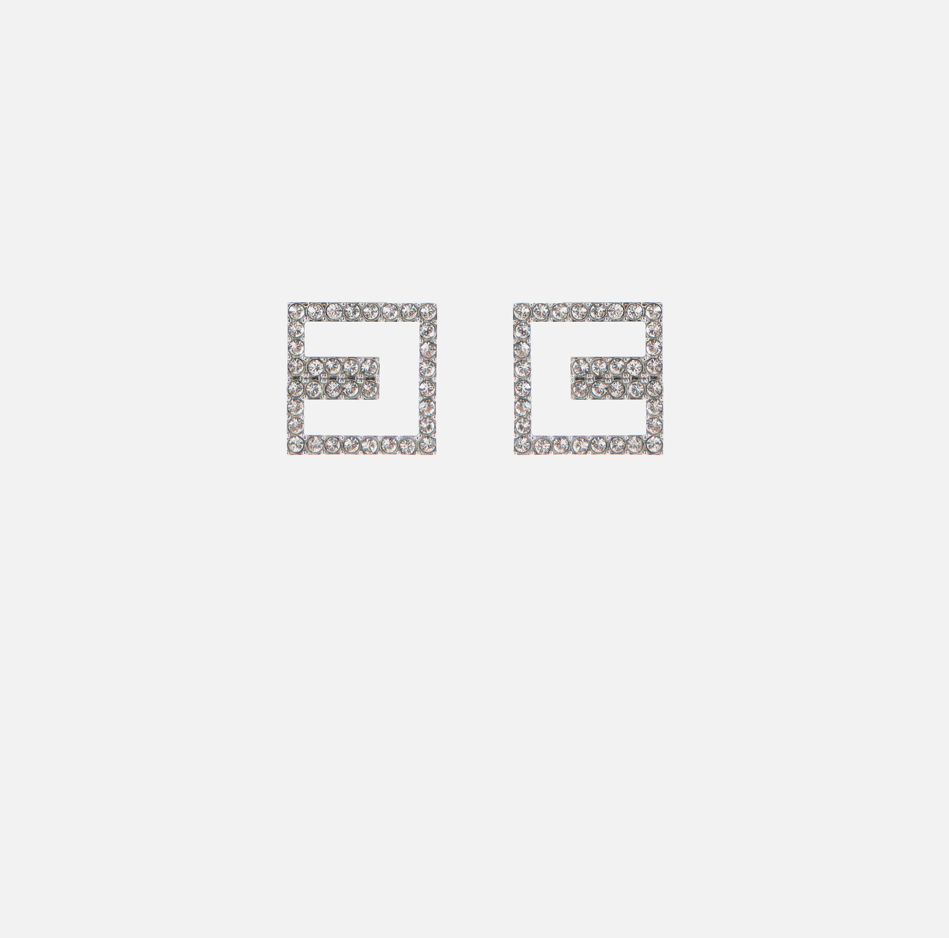 Boucles d'oreilles outline logo en strass - ACCESSORI - Elisabetta Franchi
