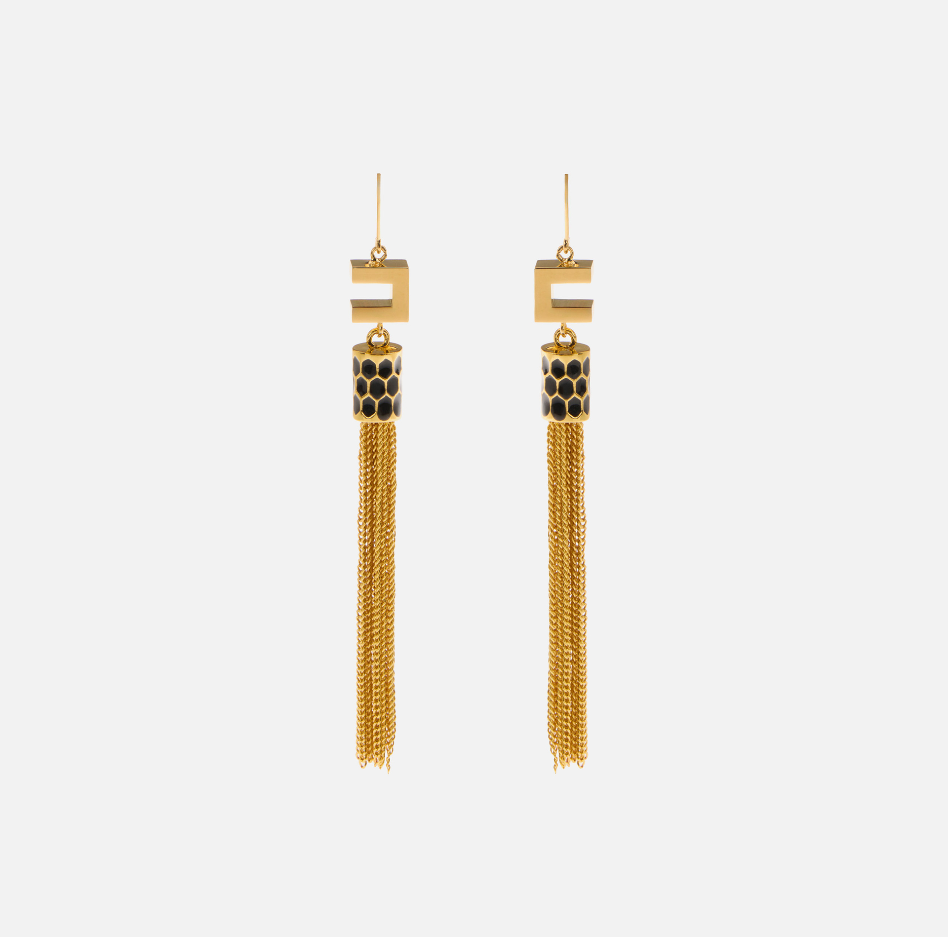 Boucles d'oreilles avec détail serpent et pompons - Elisabetta Franchi