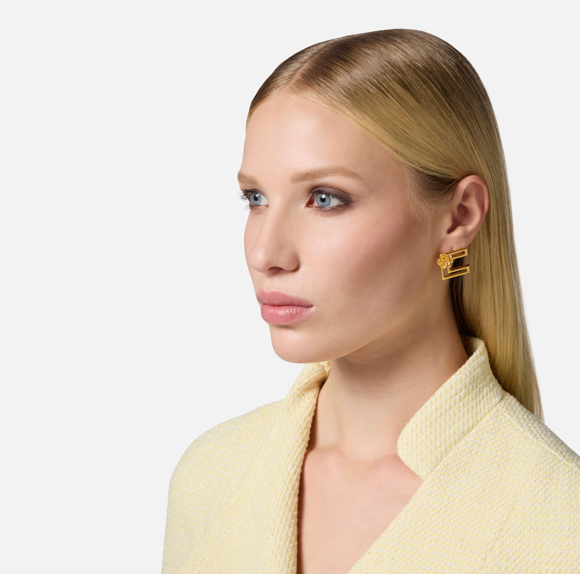 Micro orecchini con rosa - Elisabetta Franchi