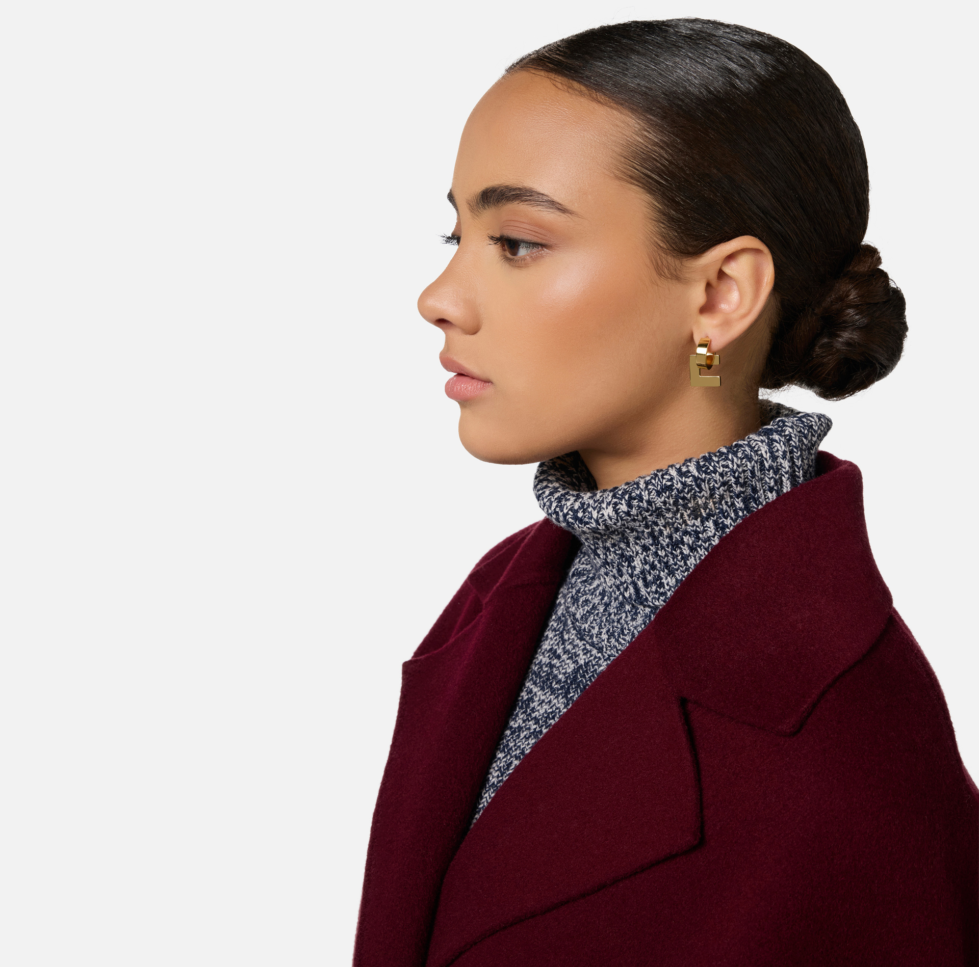 Orecchino Logo Geometrico - Elisabetta Franchi