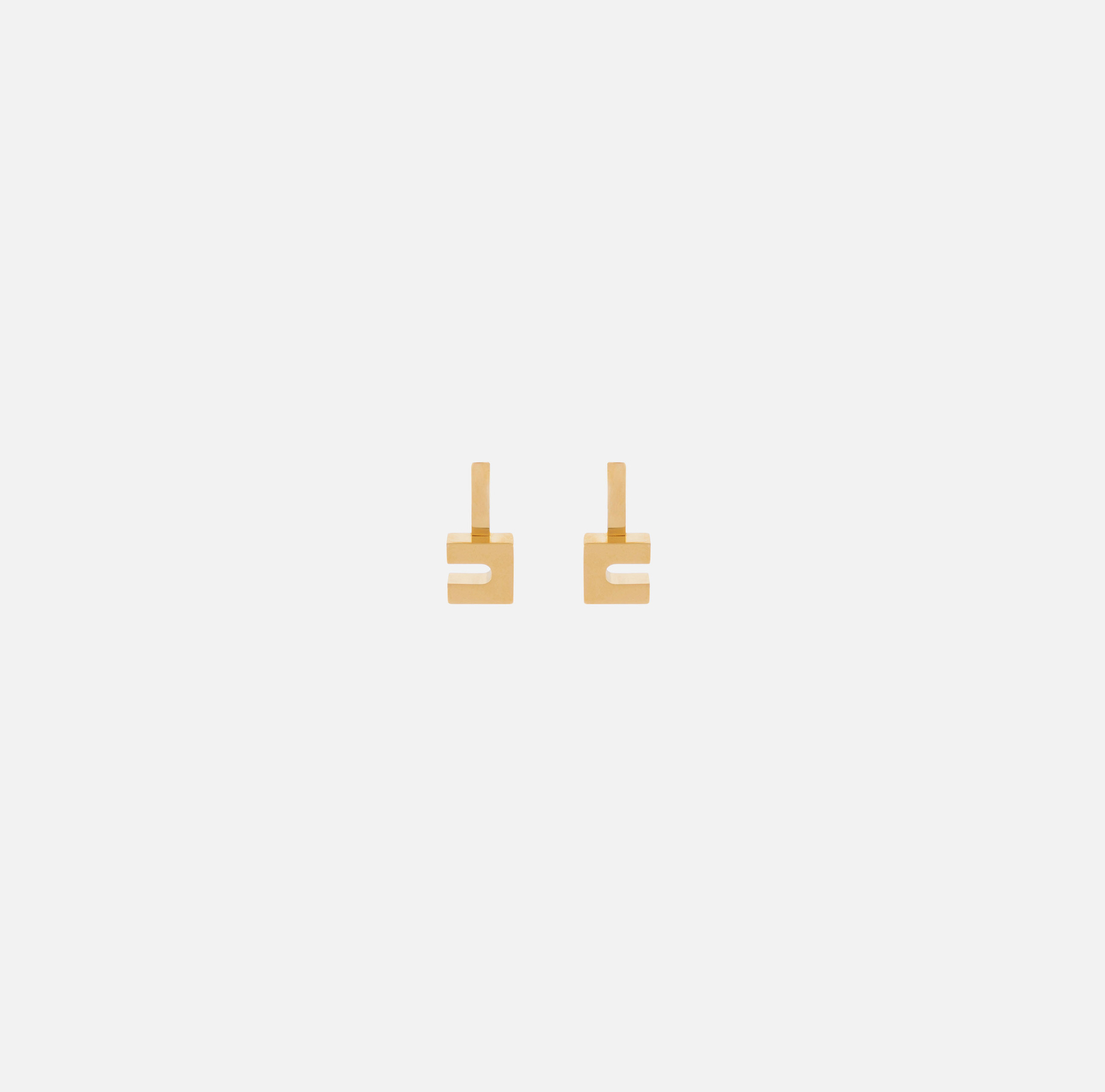 Arch-shaped earrings with micro logo - ACCESSORI - Elisabetta Franchi
