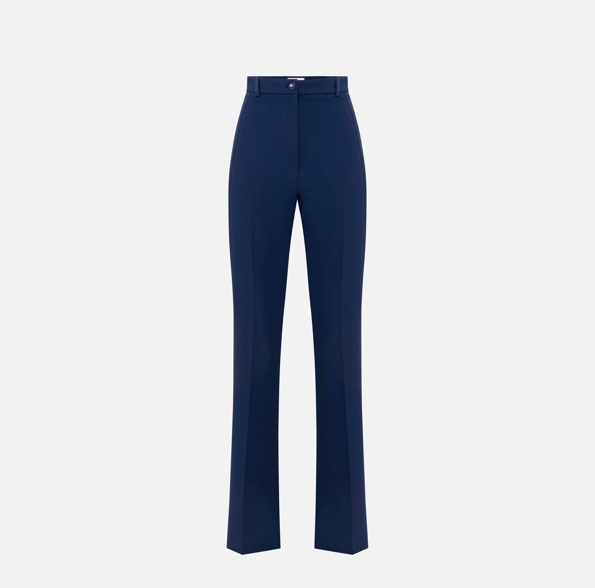 Hose aus Crêpe im Smoking-Stil mit Satinstreifen - ABBIGLIAMENTO - Elisabetta Franchi
