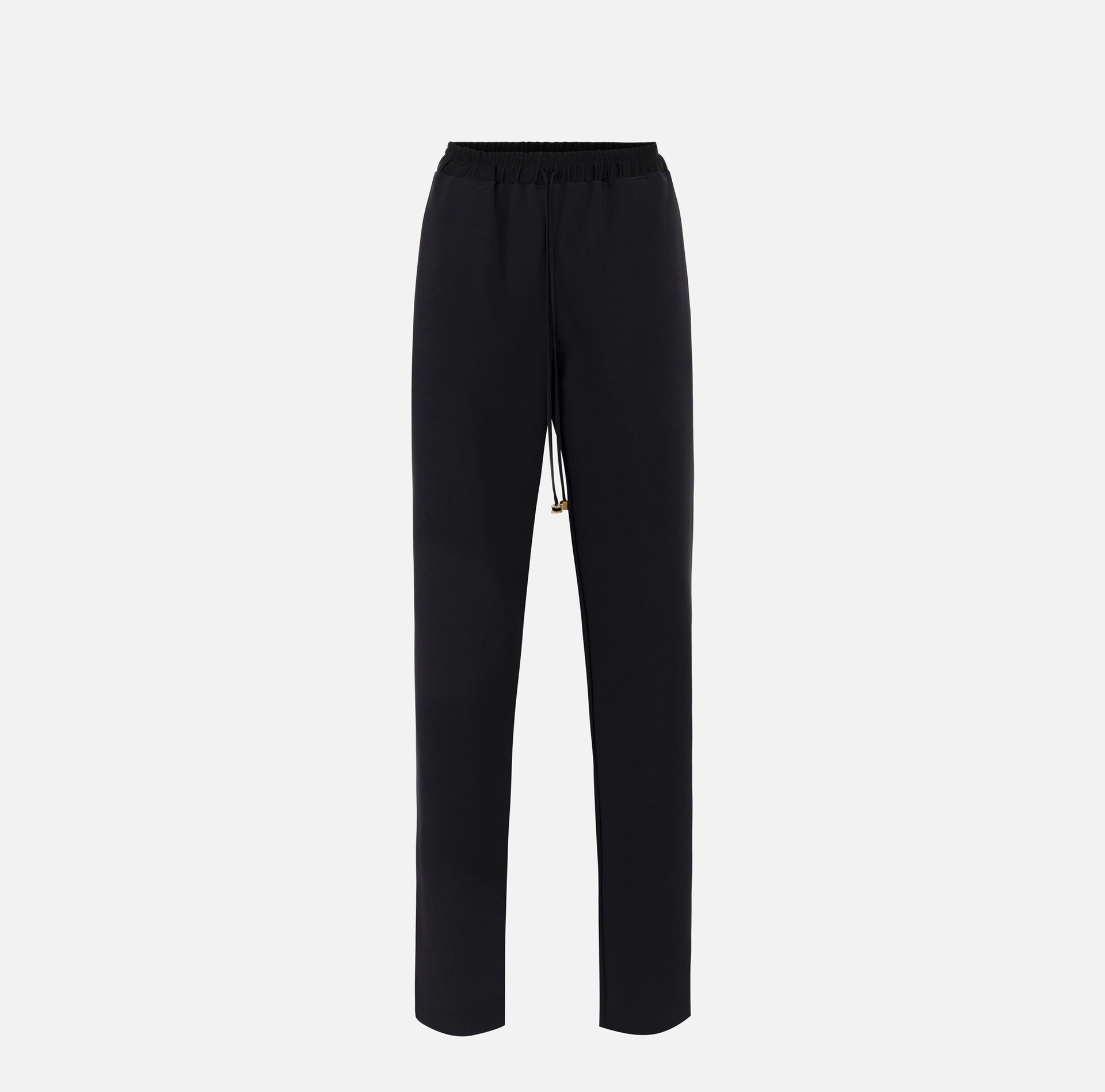 Pantaloni smoking in crêpe con bande in raso - ABBIGLIAMENTO - Elisabetta Franchi