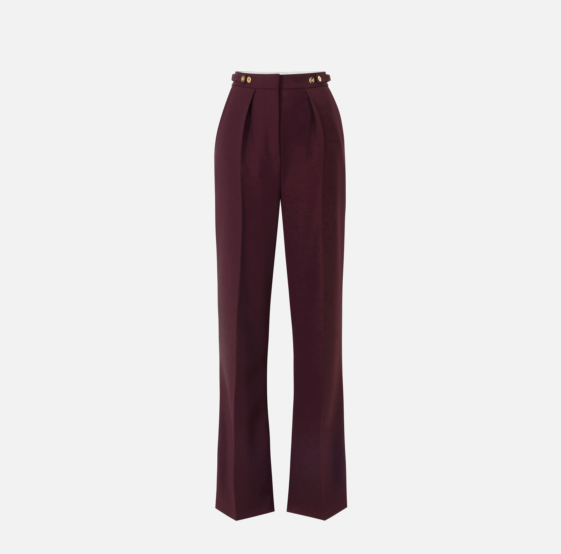 Pantalon en crêpe avec accessoire bijou - Elisabetta Franchi