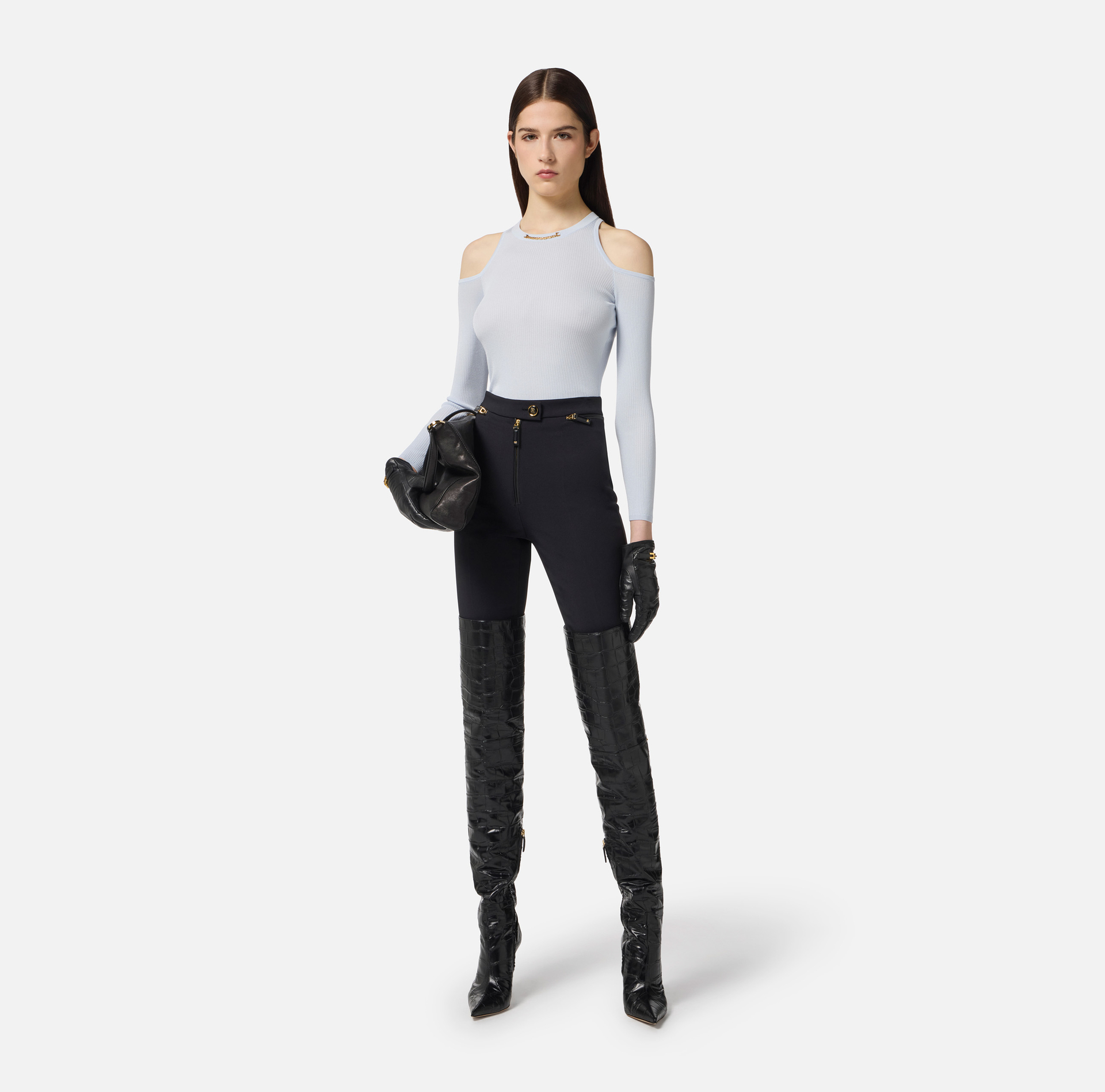 Pantalon en double crêpe - Elisabetta Franchi