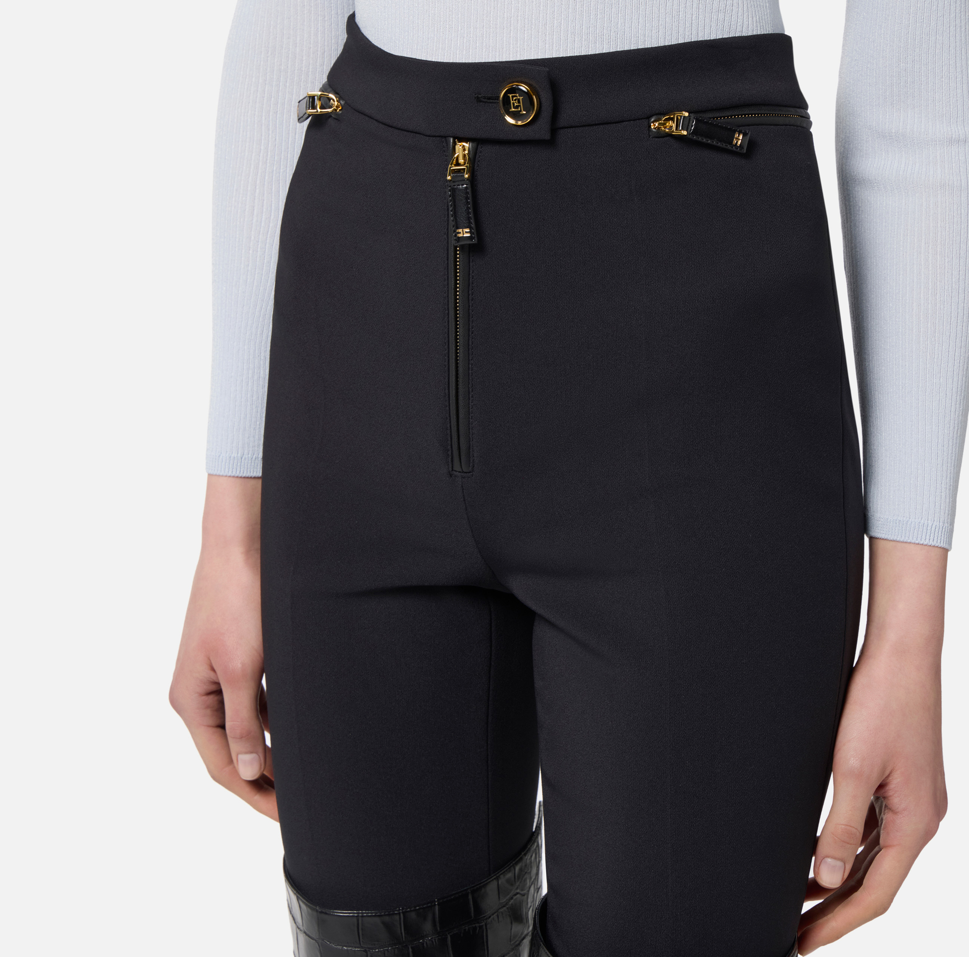 Pantalon en double crêpe - Elisabetta Franchi