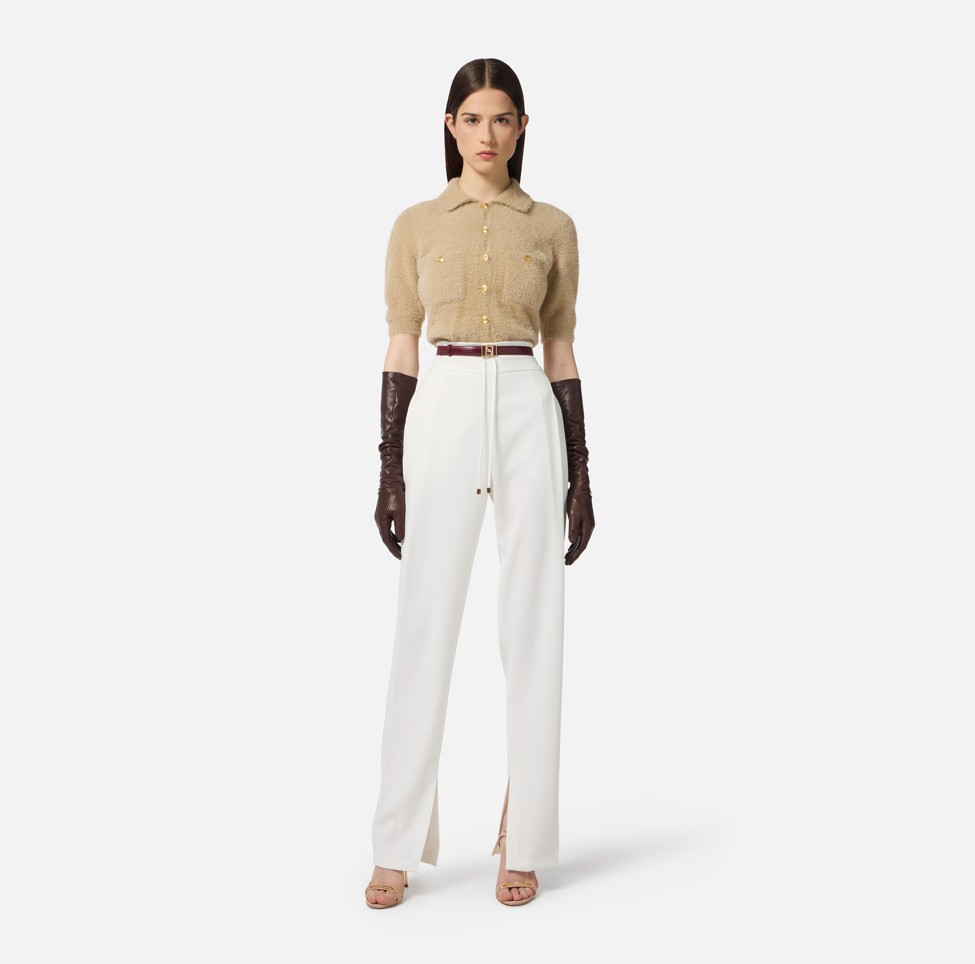 Pantalón de crepé ligero - Elisabetta Franchi
