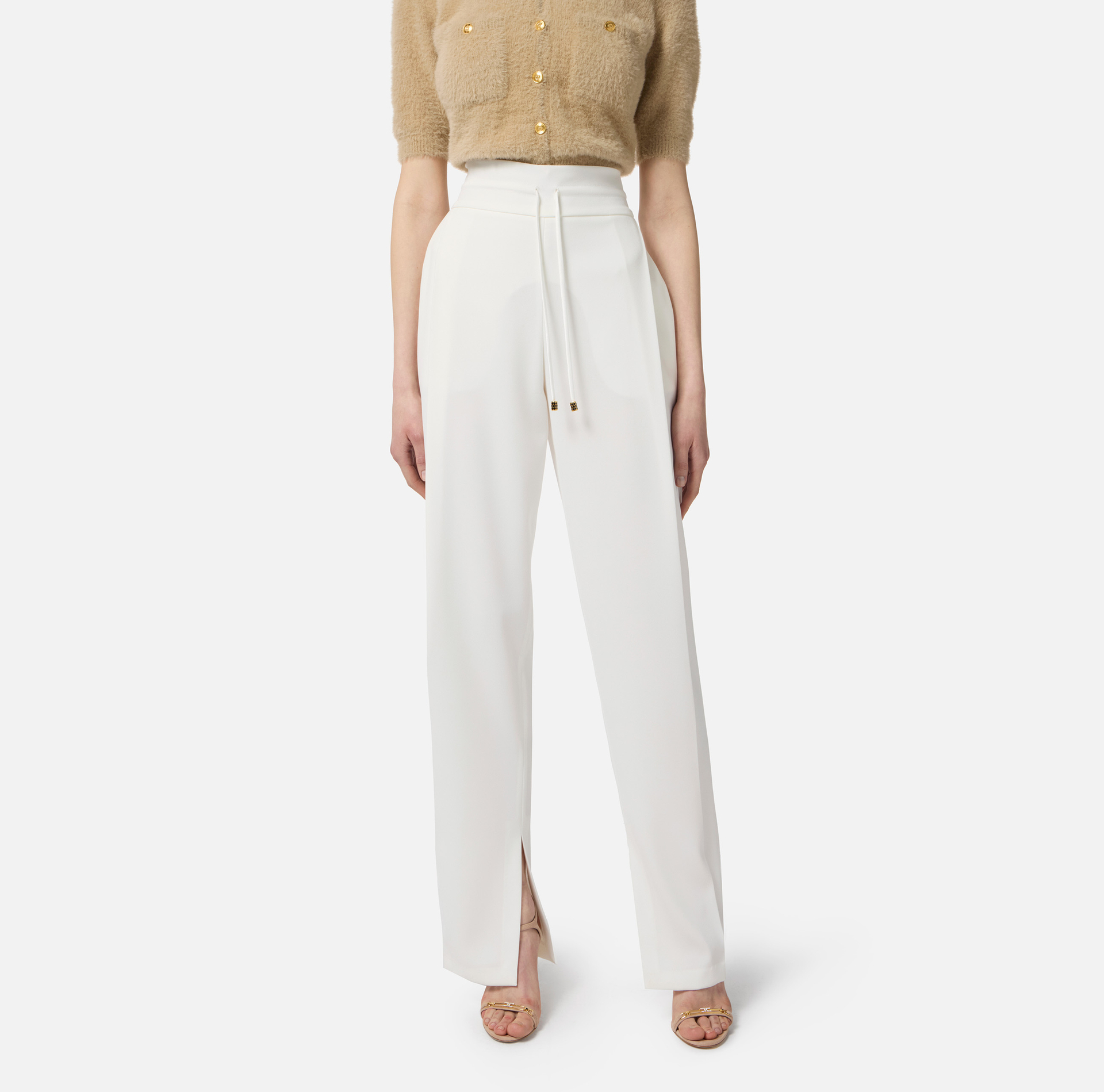 Pantalón de crepé ligero - Elisabetta Franchi