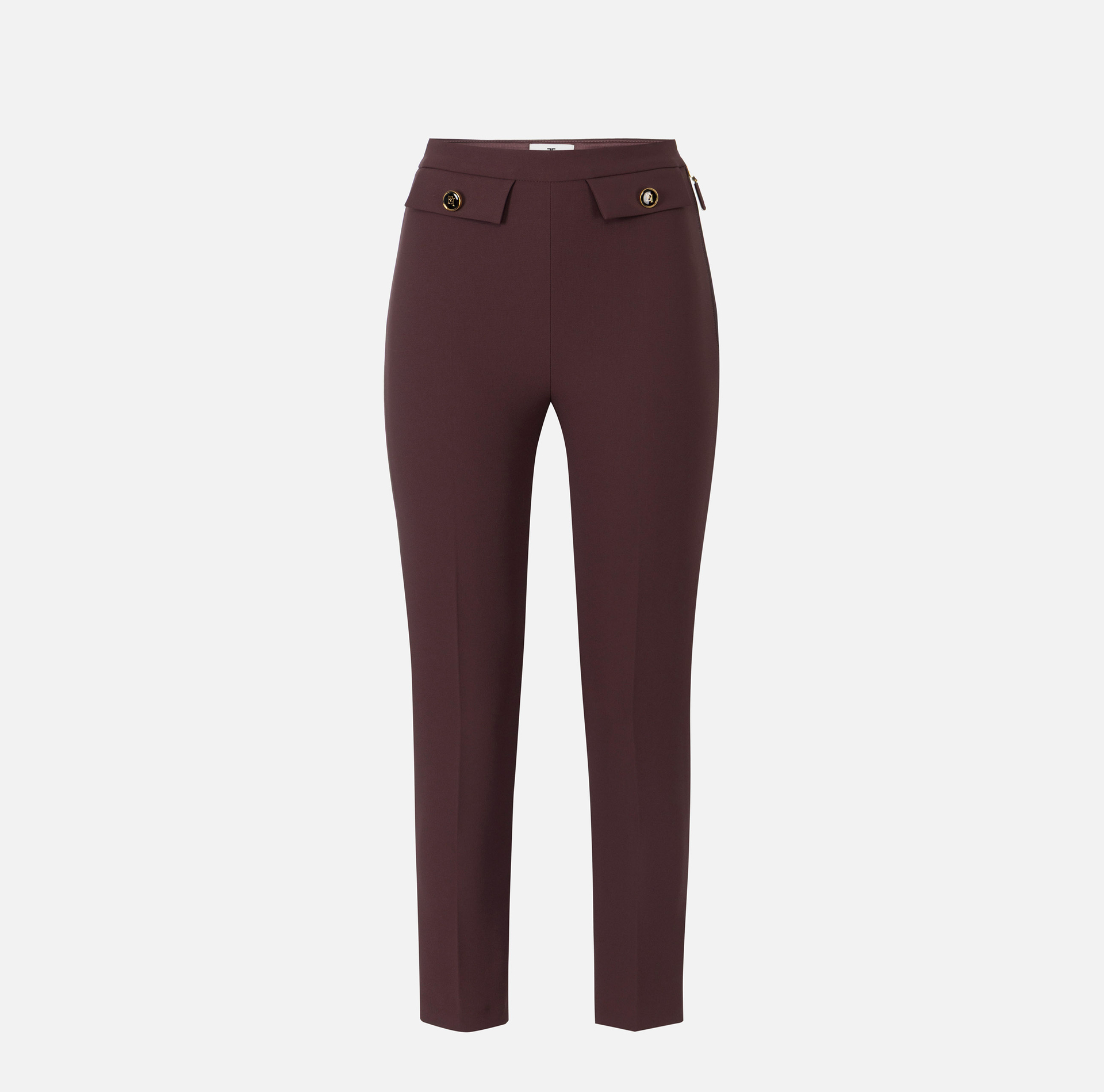 Pantalón de doble crepé - Elisabetta Franchi