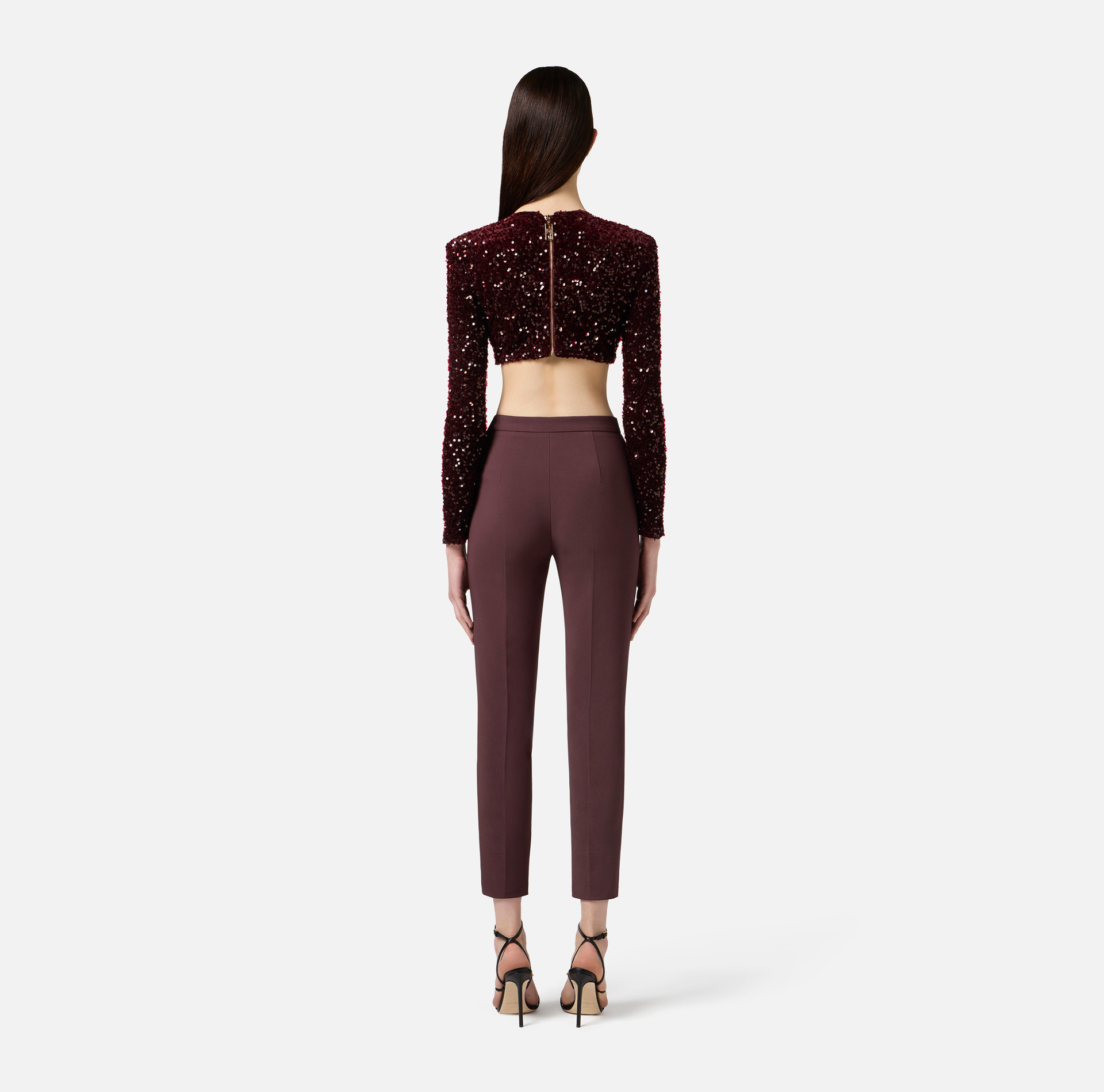 Pantalón de doble crepé - Elisabetta Franchi