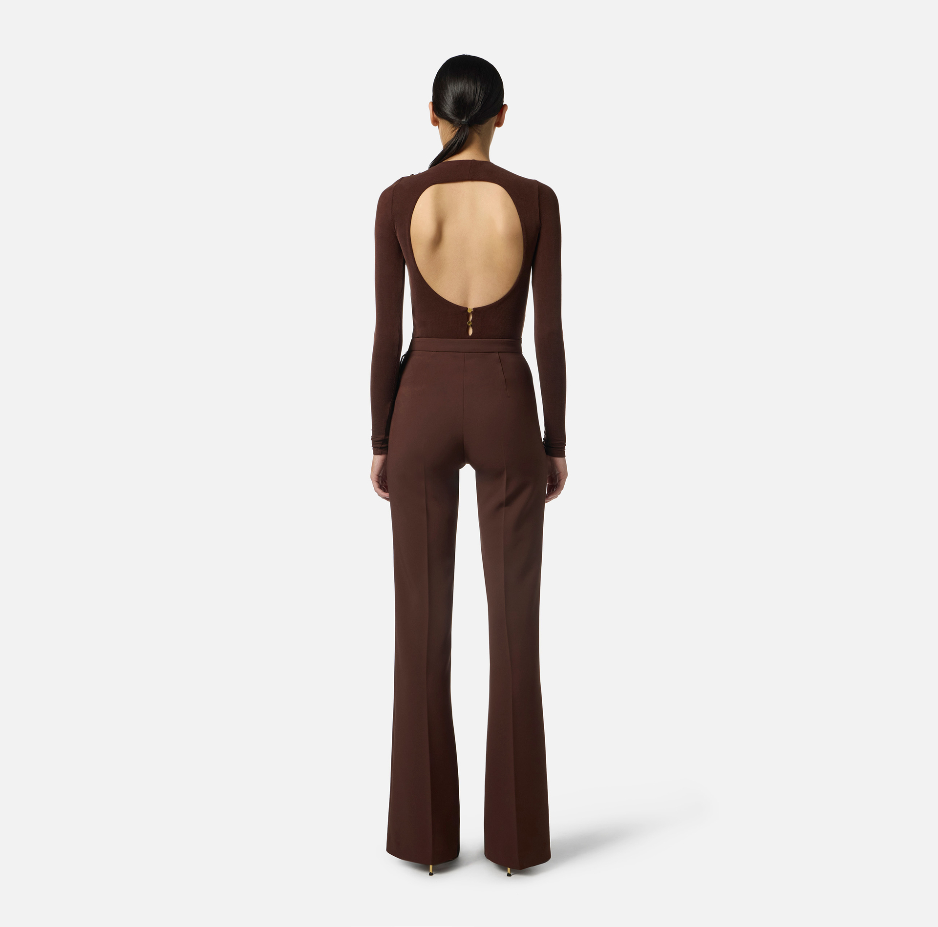 Pantalón de doble crepé - Elisabetta Franchi