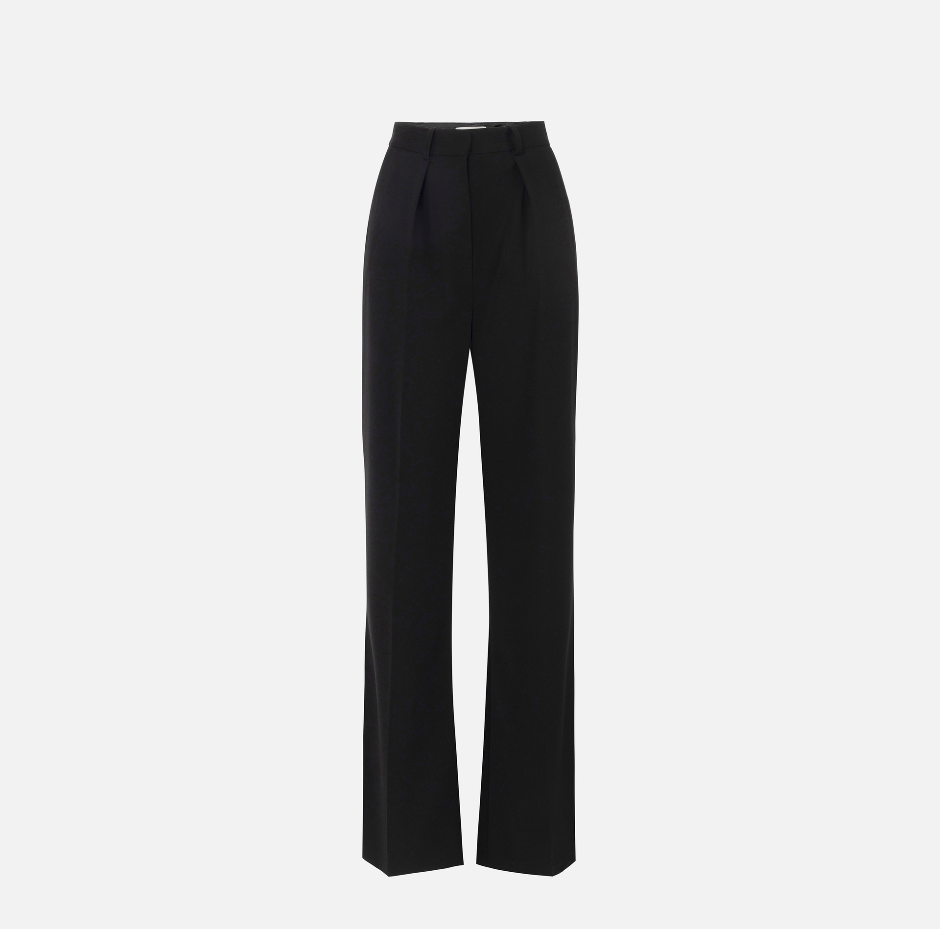 Trousers in flowing crêpe fabric - Elisabetta Franchi