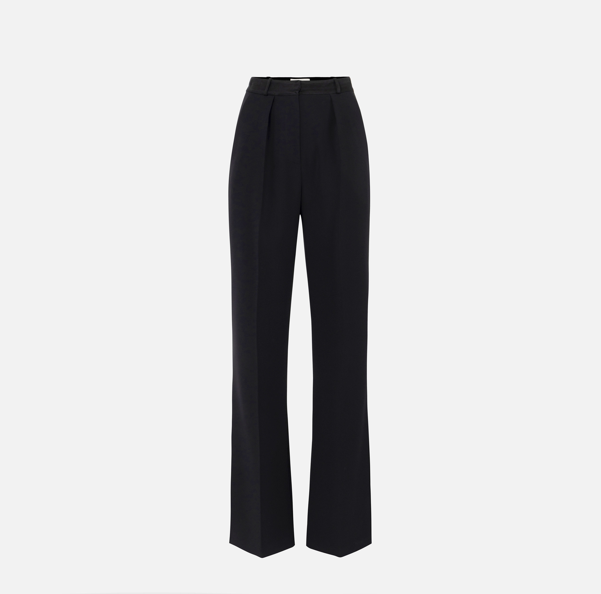 Pantalón de crepé ligero con detalles esmoquin - Elisabetta Franchi