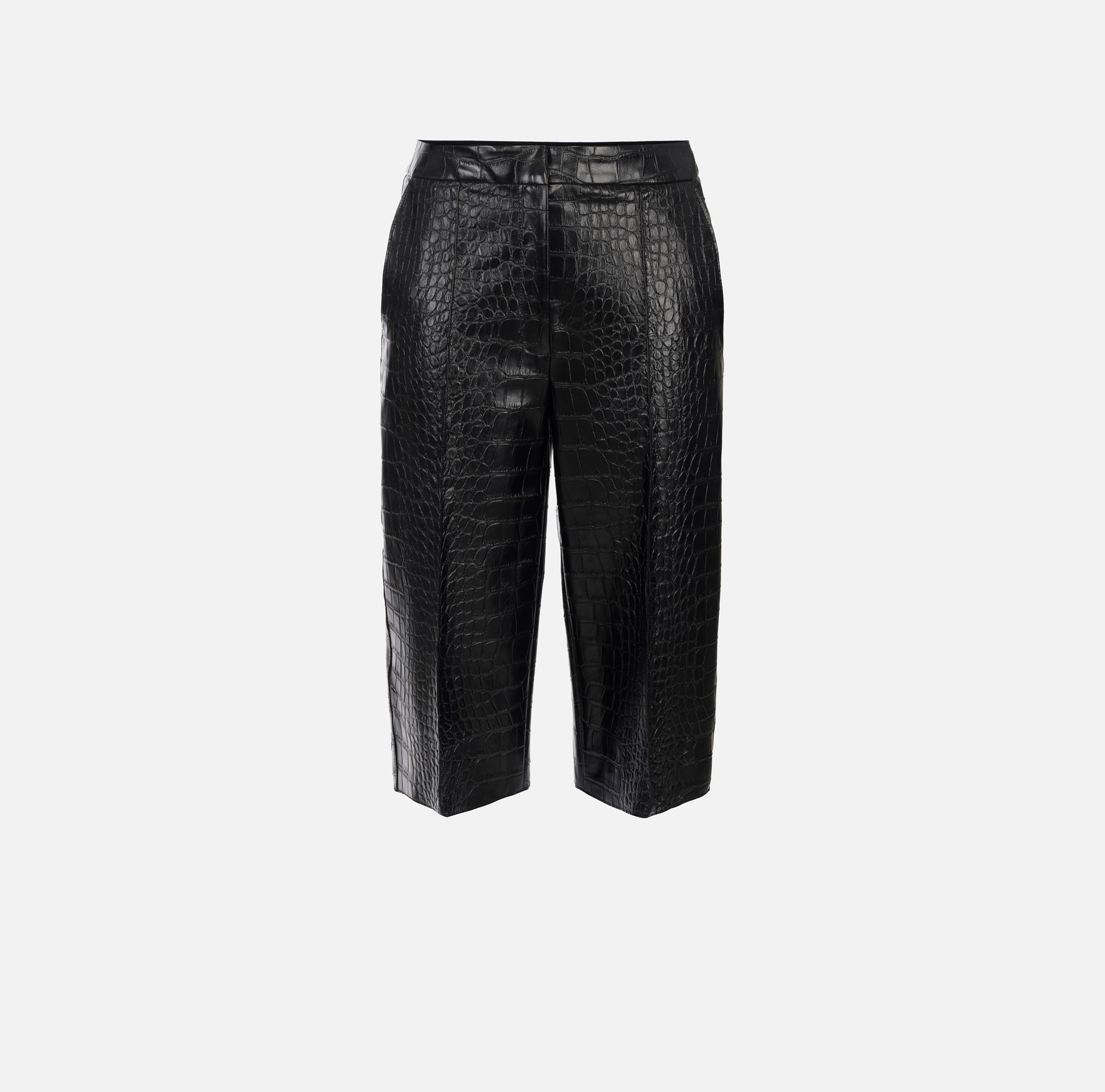 Trousers with crocodile print - Elisabetta Franchi