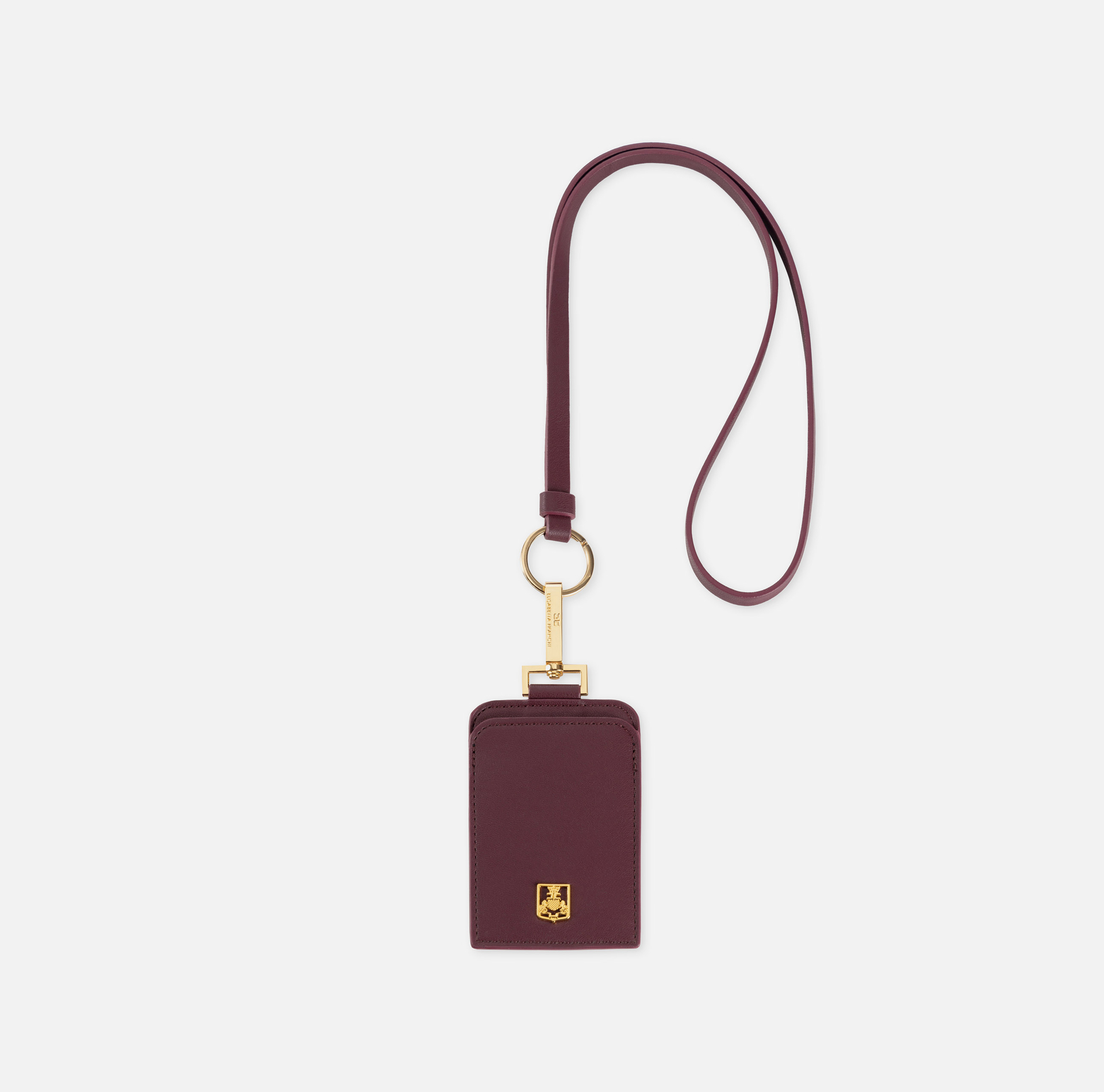 Porte-badges en matériau synthétique effet cuir - ACCESSORI - Elisabetta Franchi