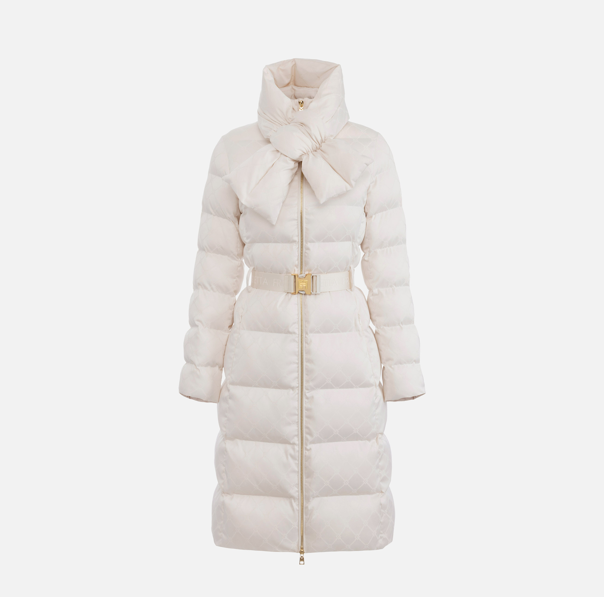 Plumífero de tejido lona jacquard - Elisabetta Franchi