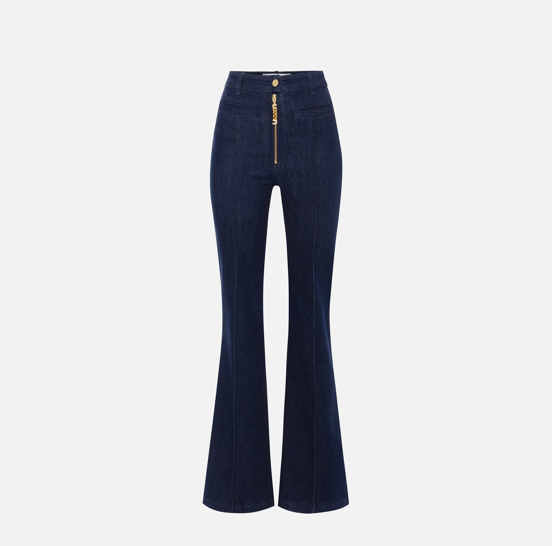 Jeans with jewel zip - Elisabetta Franchi