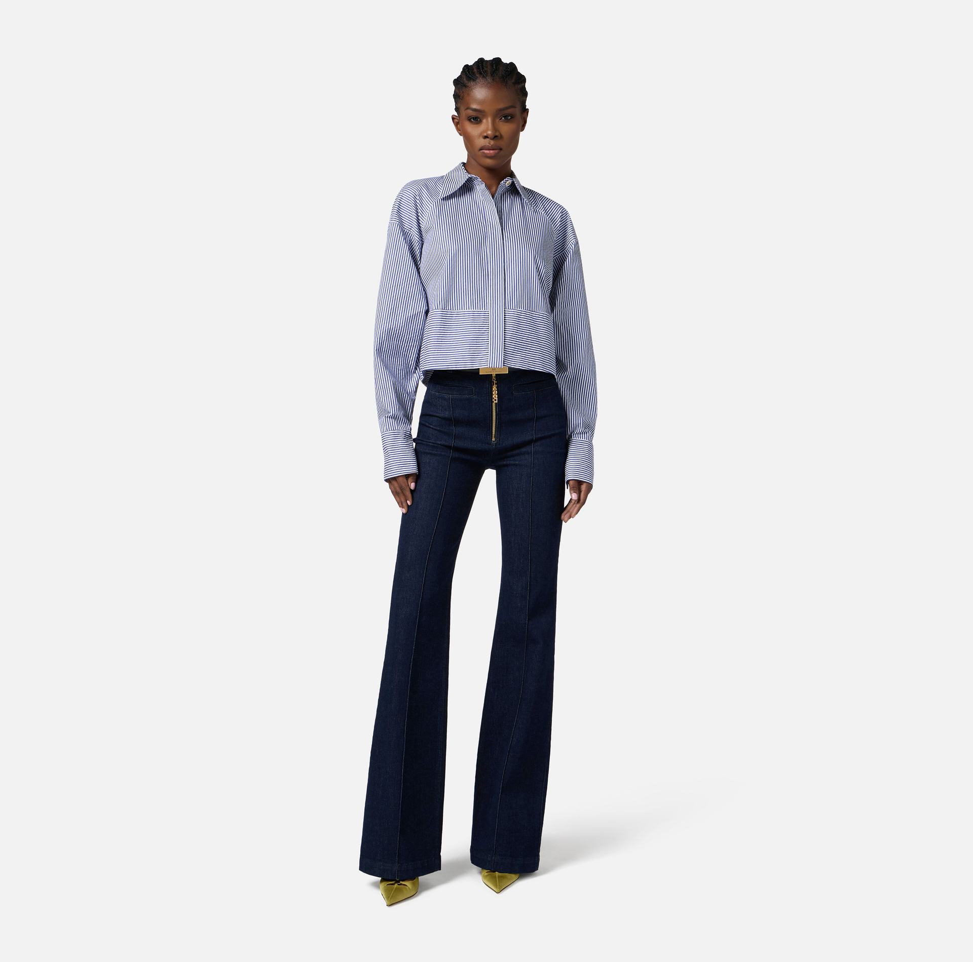 Jeans with jewel zip - Elisabetta Franchi