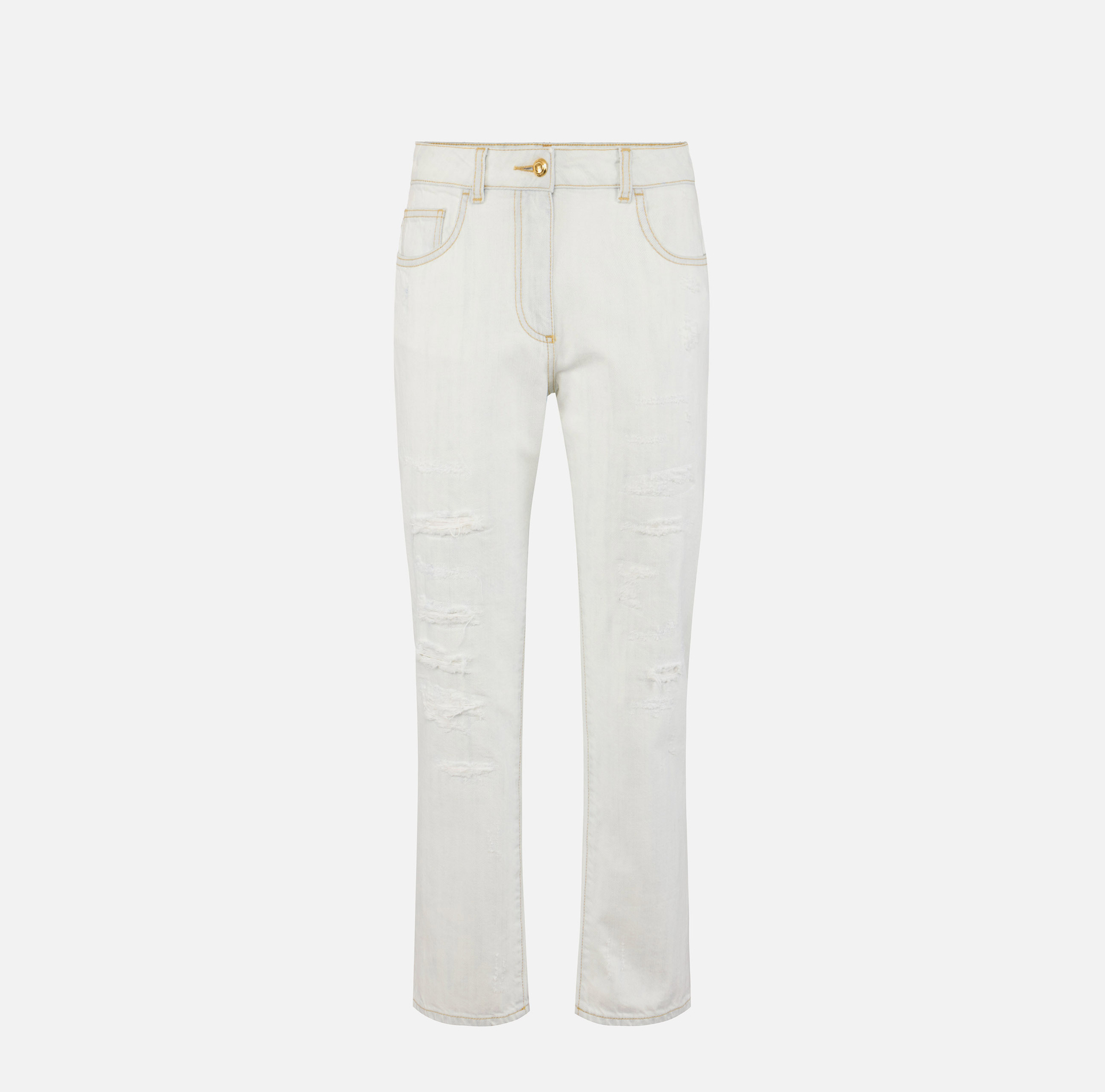 Jeans con dettagli destroyed