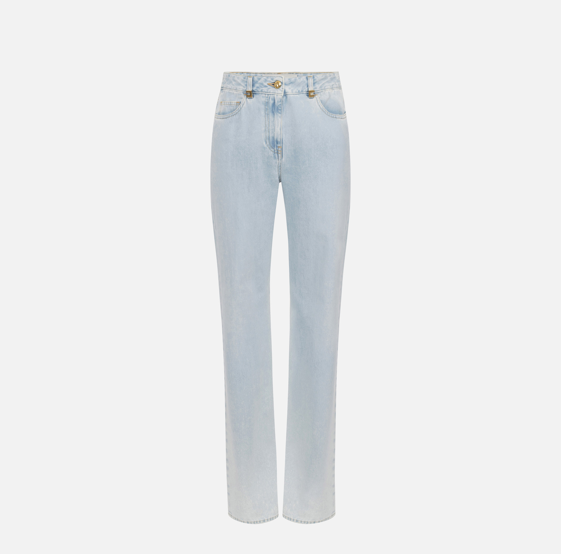 Palazzo jeans with logo details - ABBIGLIAMENTO - Elisabetta Franchi