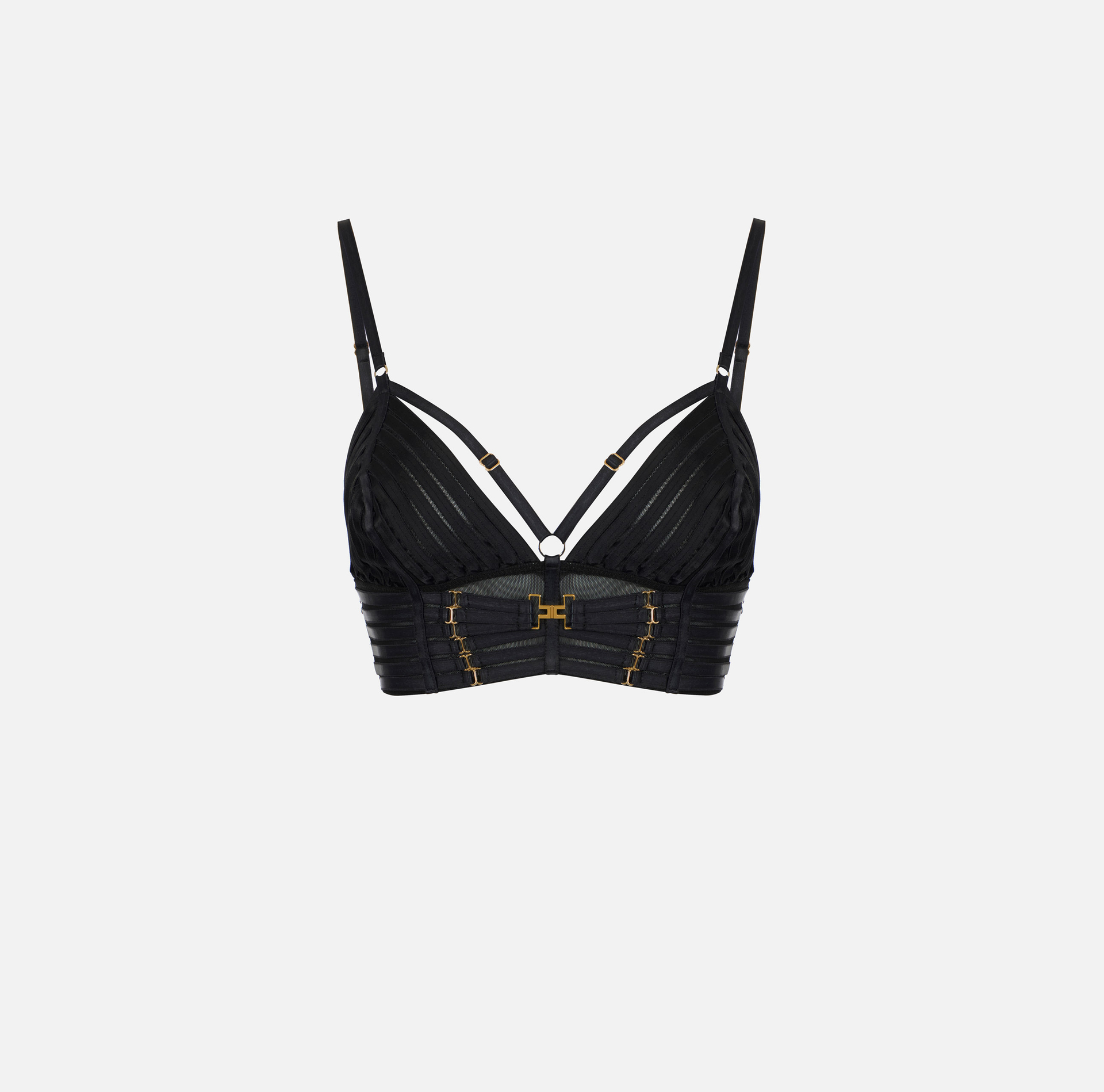 Reggiseno in tulle con elastici