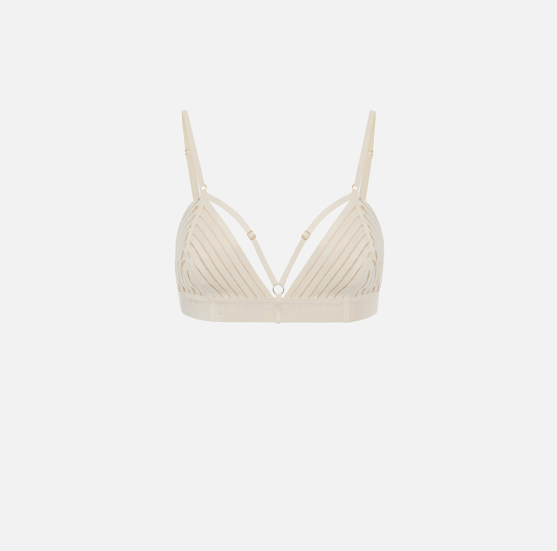 Reggiseno in tulle con elastici