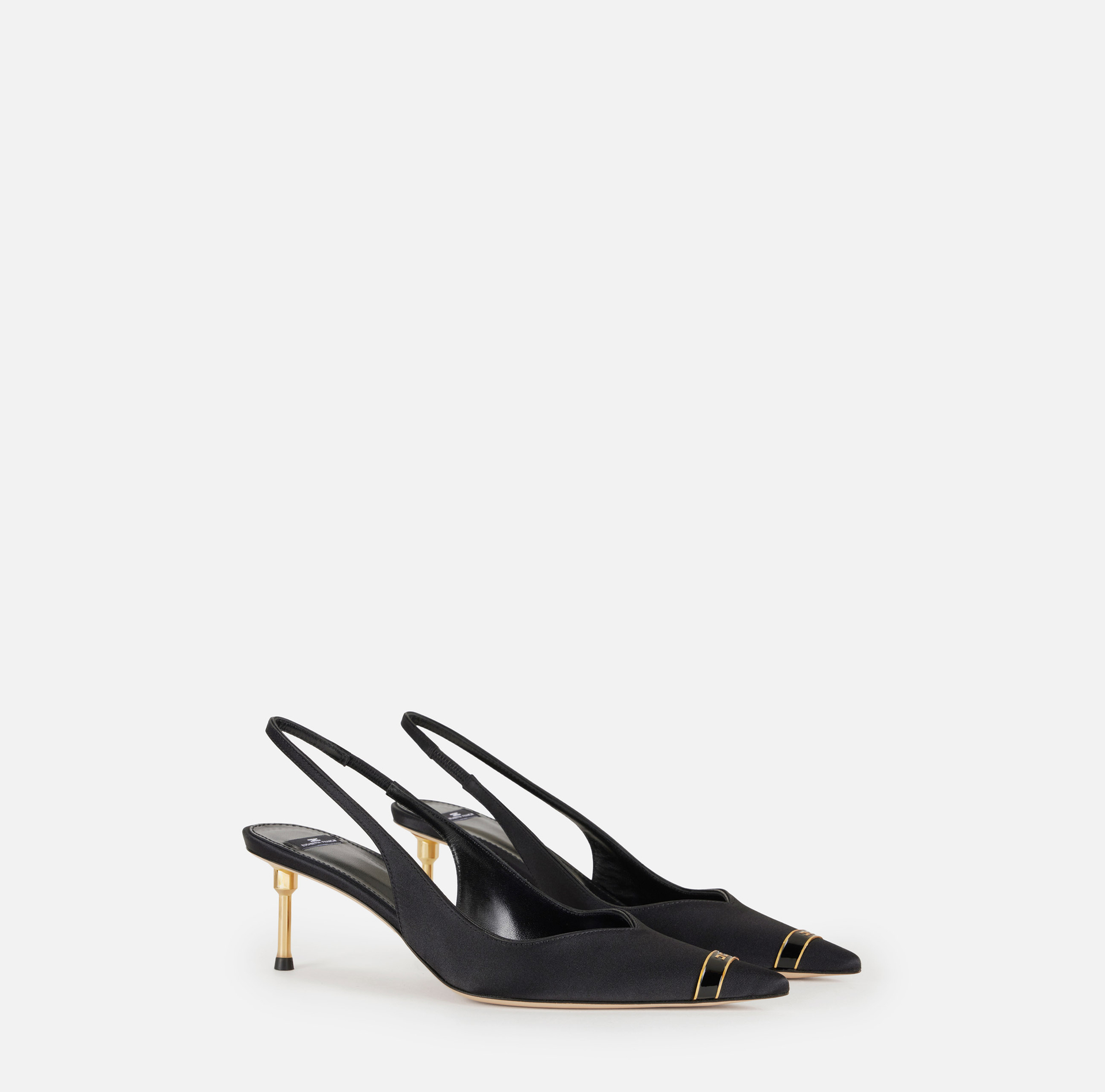 Slingback mit skulpturalem Absatz - Elisabetta Franchi