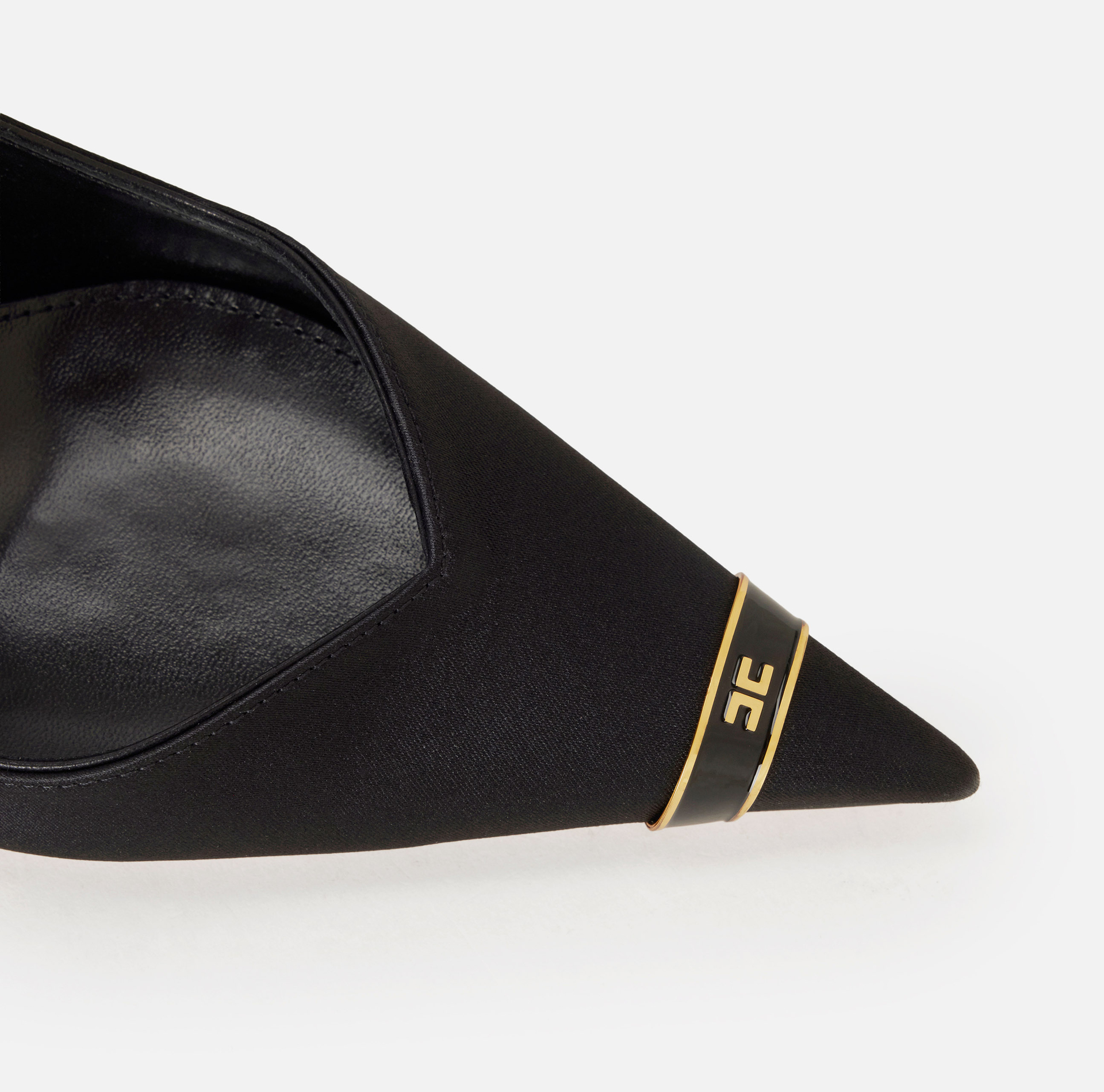 Slingback mit skulpturalem Absatz - Elisabetta Franchi