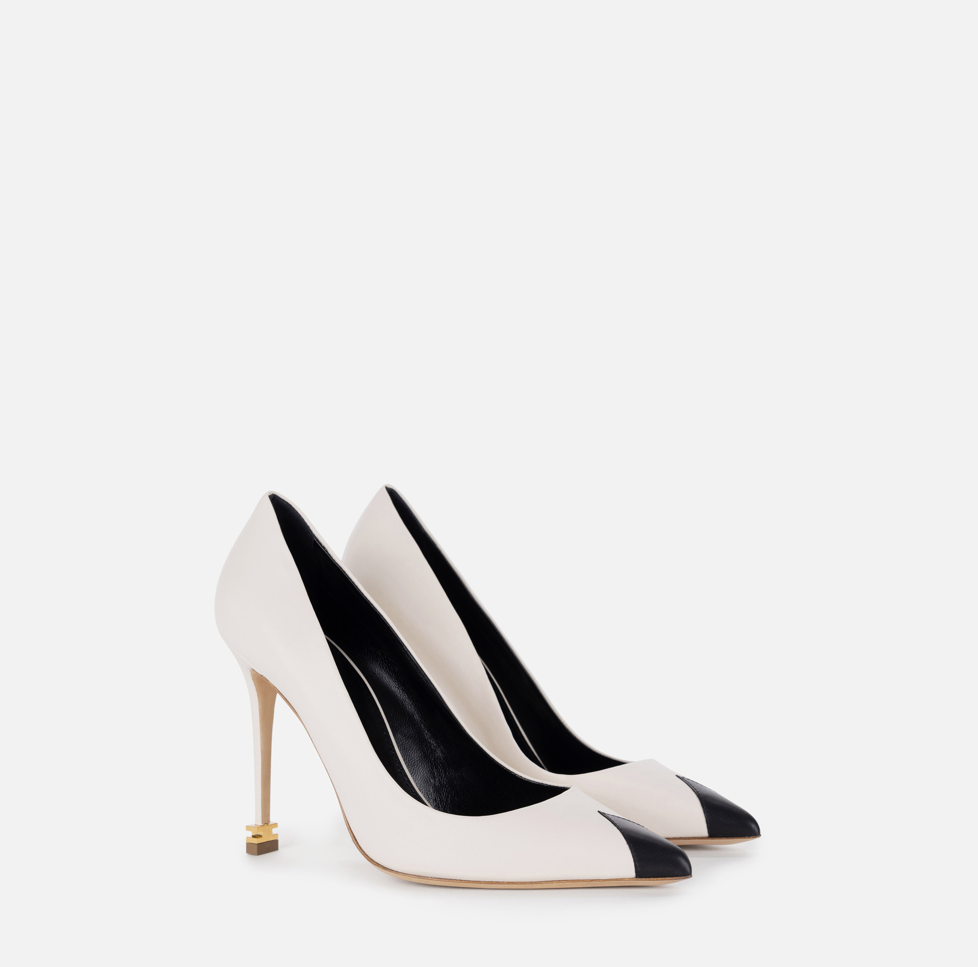 Nappa leather pumps with toecap Étoile - Elisabetta Franchi