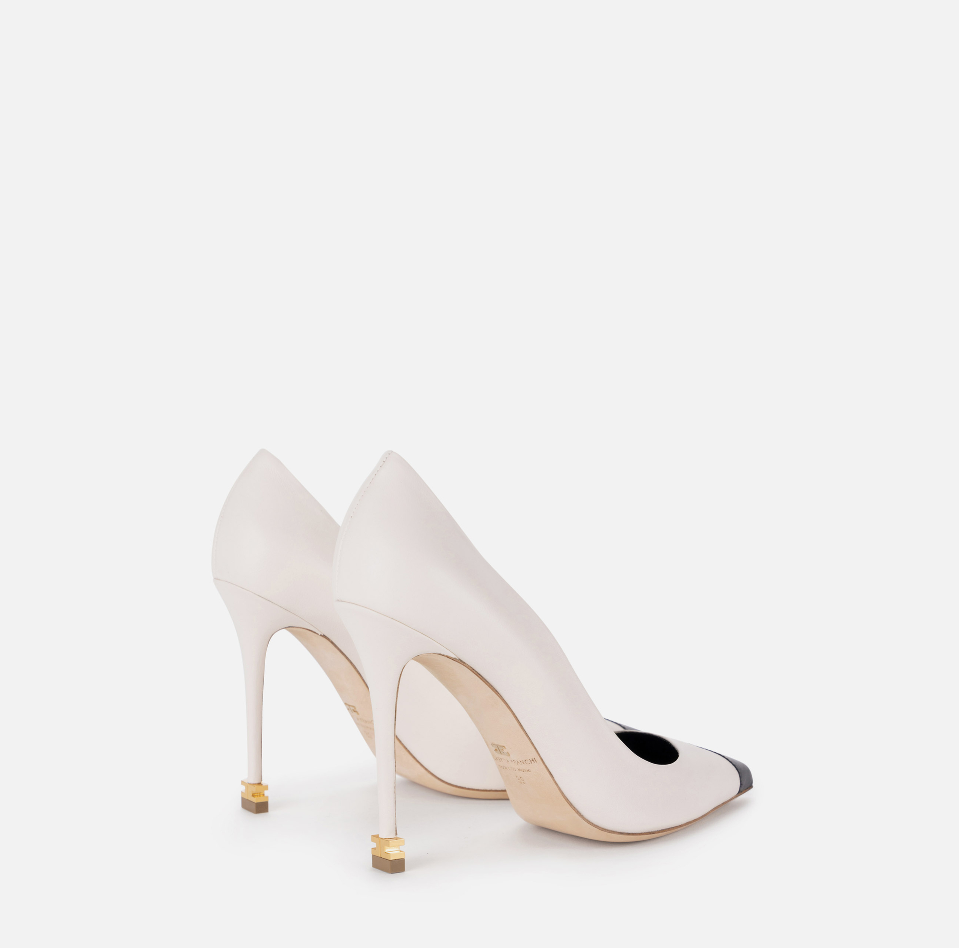 Nappa leather pumps with toecap Étoile - Elisabetta Franchi