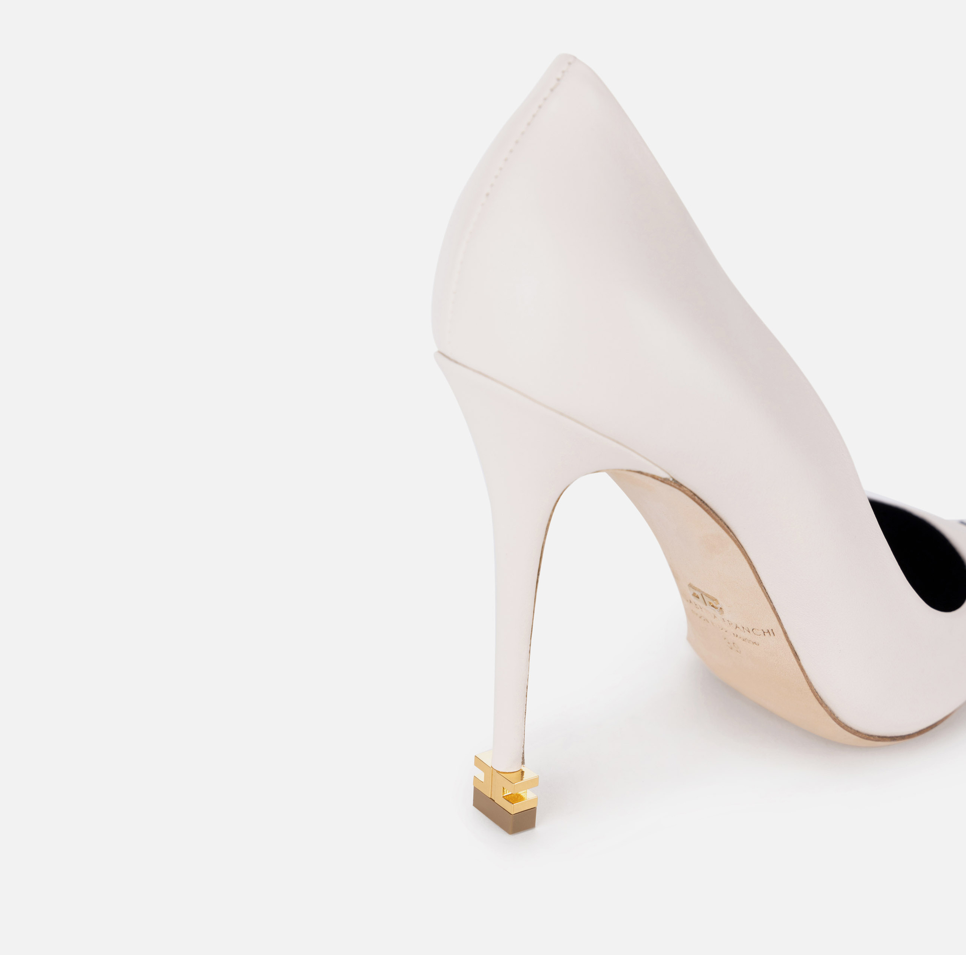 Nappa leather pumps with toecap Étoile - Elisabetta Franchi
