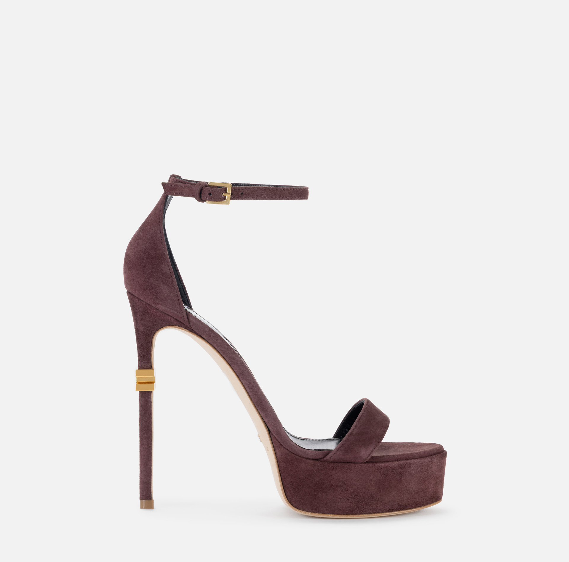 Leather sandals with platform - Elisabetta Franchi