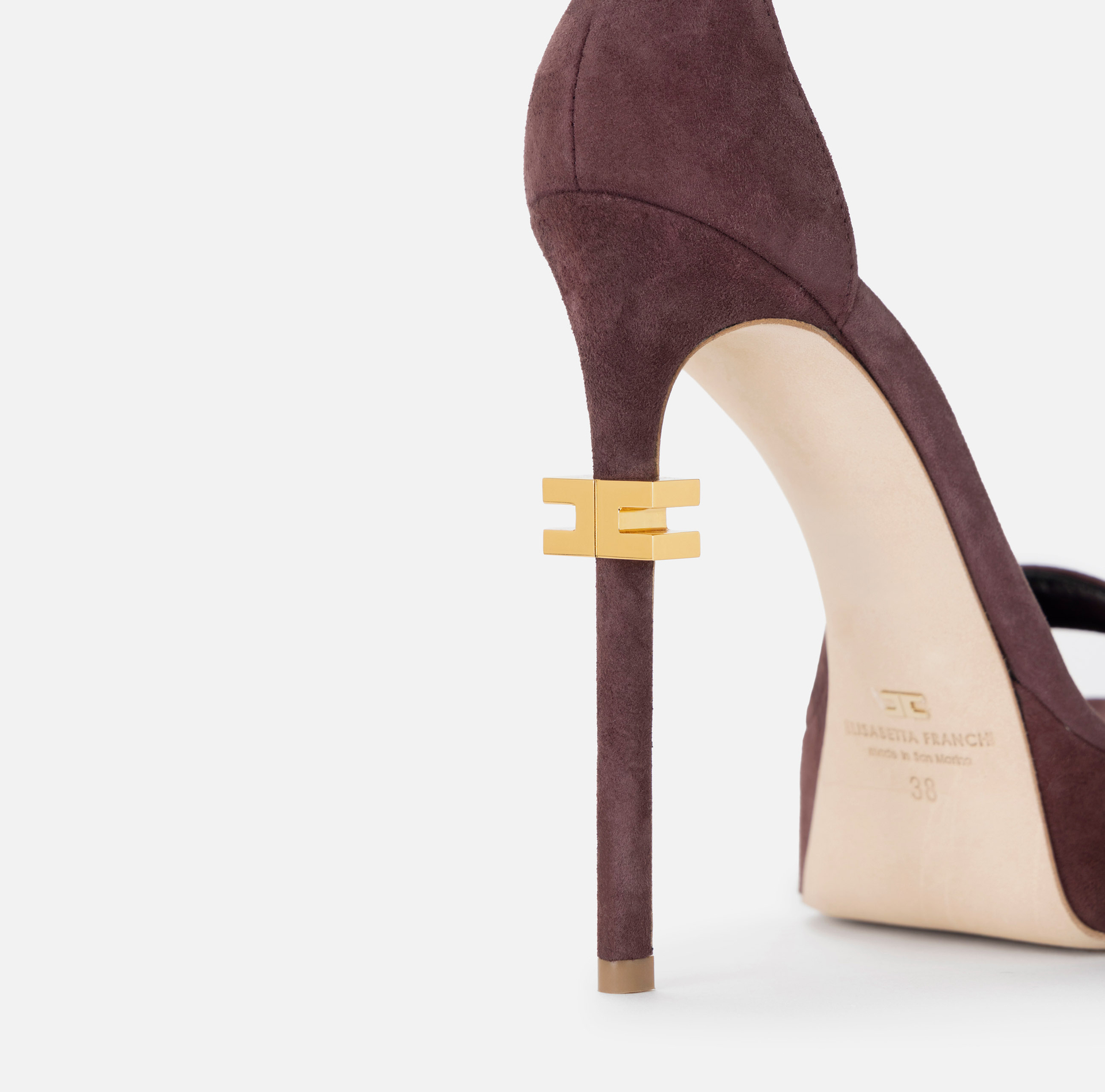 Leather sandals with platform - Elisabetta Franchi