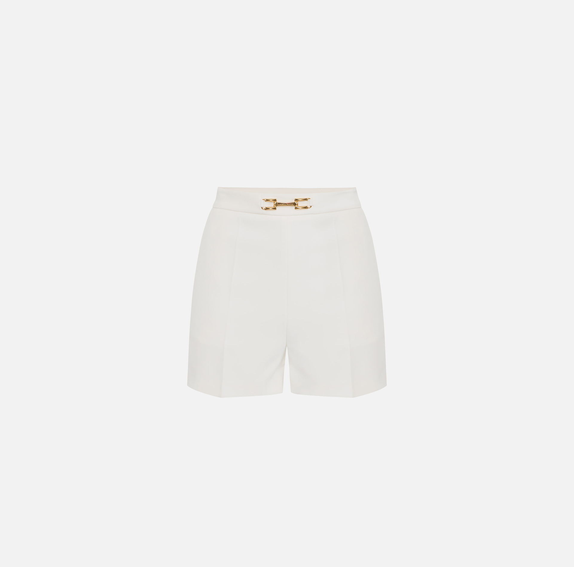 Shorts in crêpe con morsetto e patte - ABBIGLIAMENTO - Elisabetta Franchi