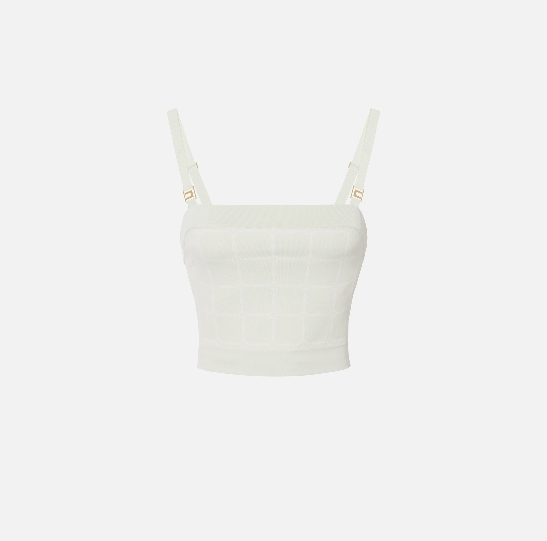 Top in jacquard logo - ABBIGLIAMENTO - Elisabetta Franchi
