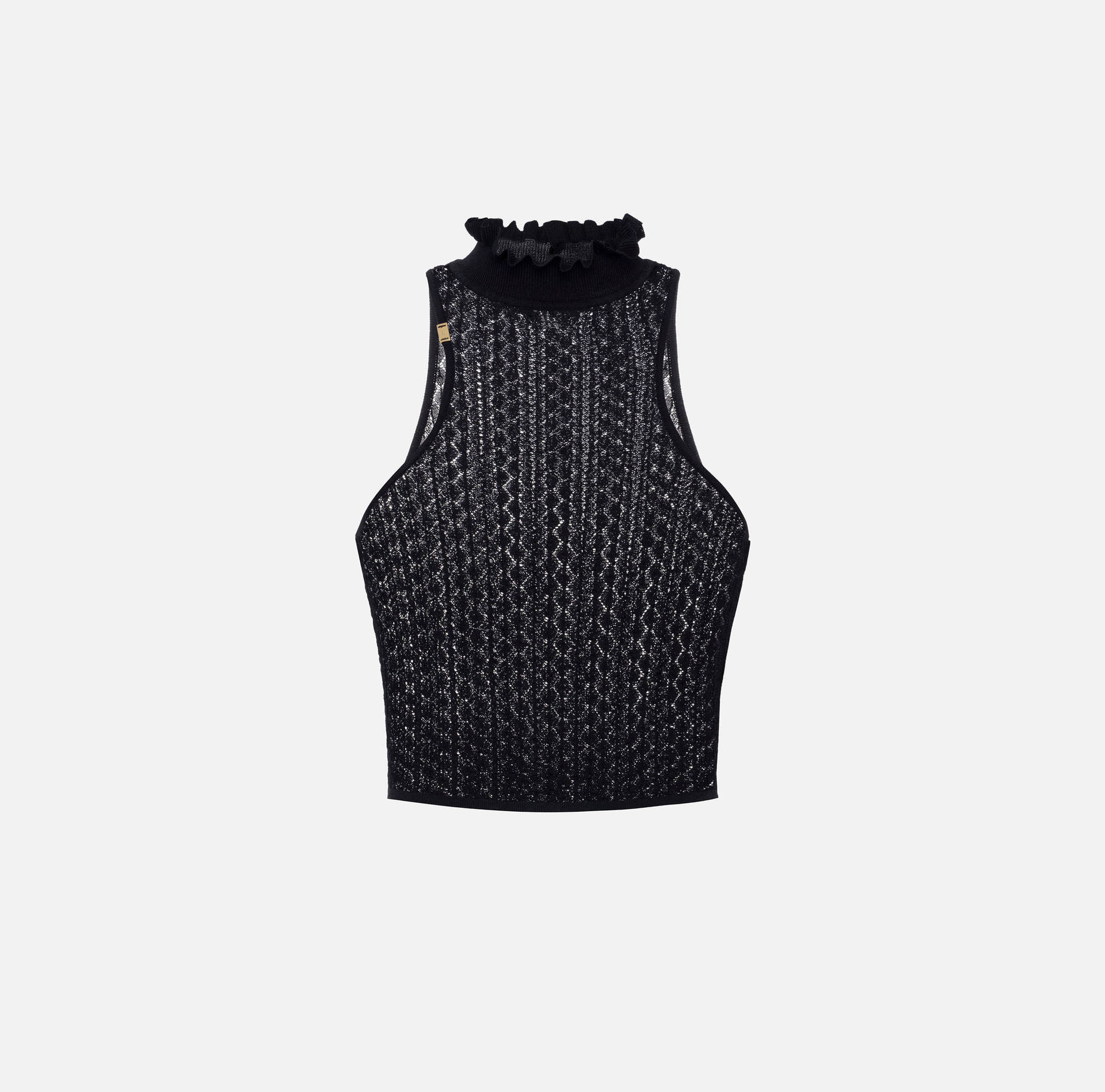 Top met transparant kanteffect - ABBIGLIAMENTO - Elisabetta Franchi