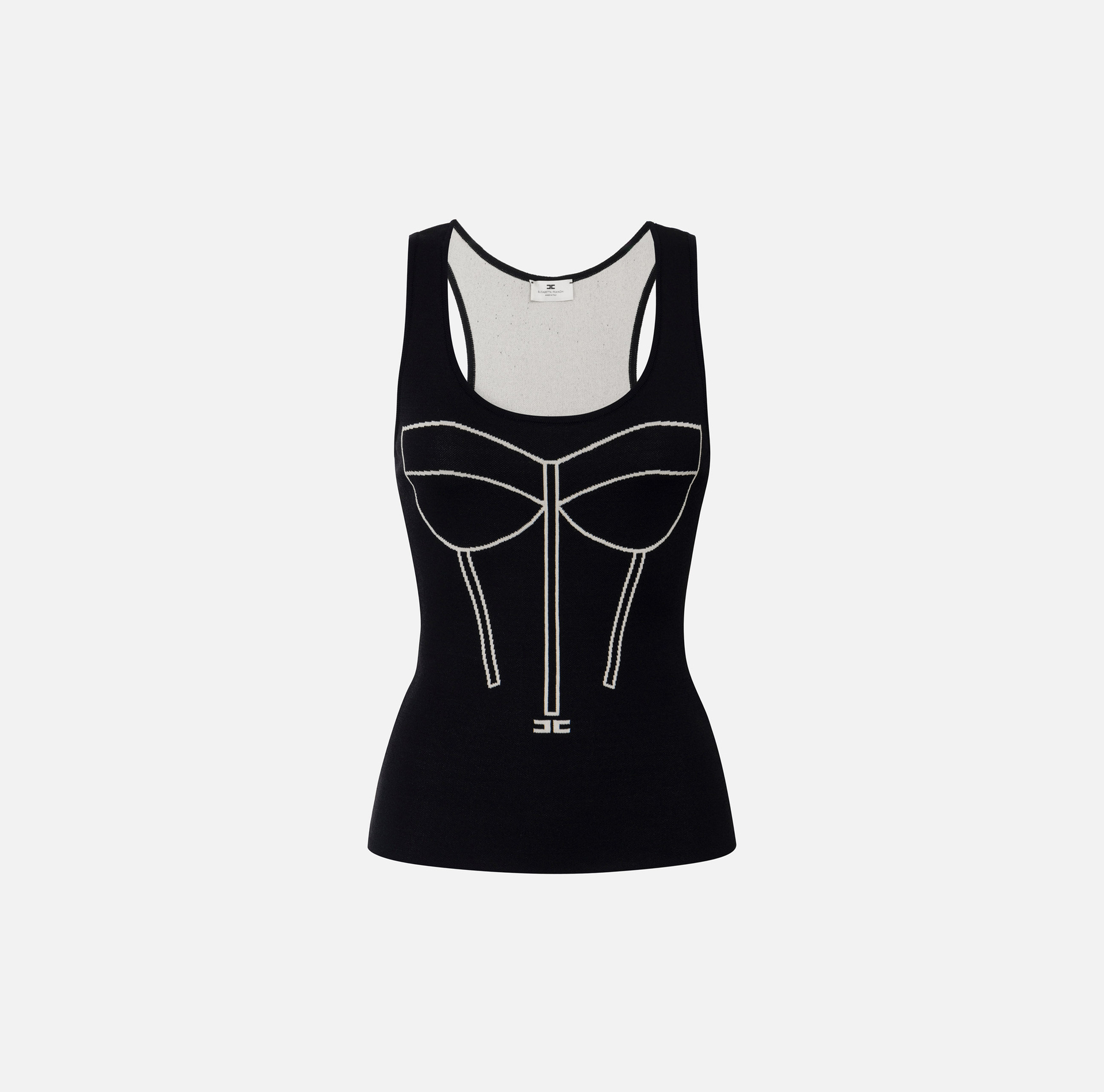 Top with corset design - Elisabetta Franchi
