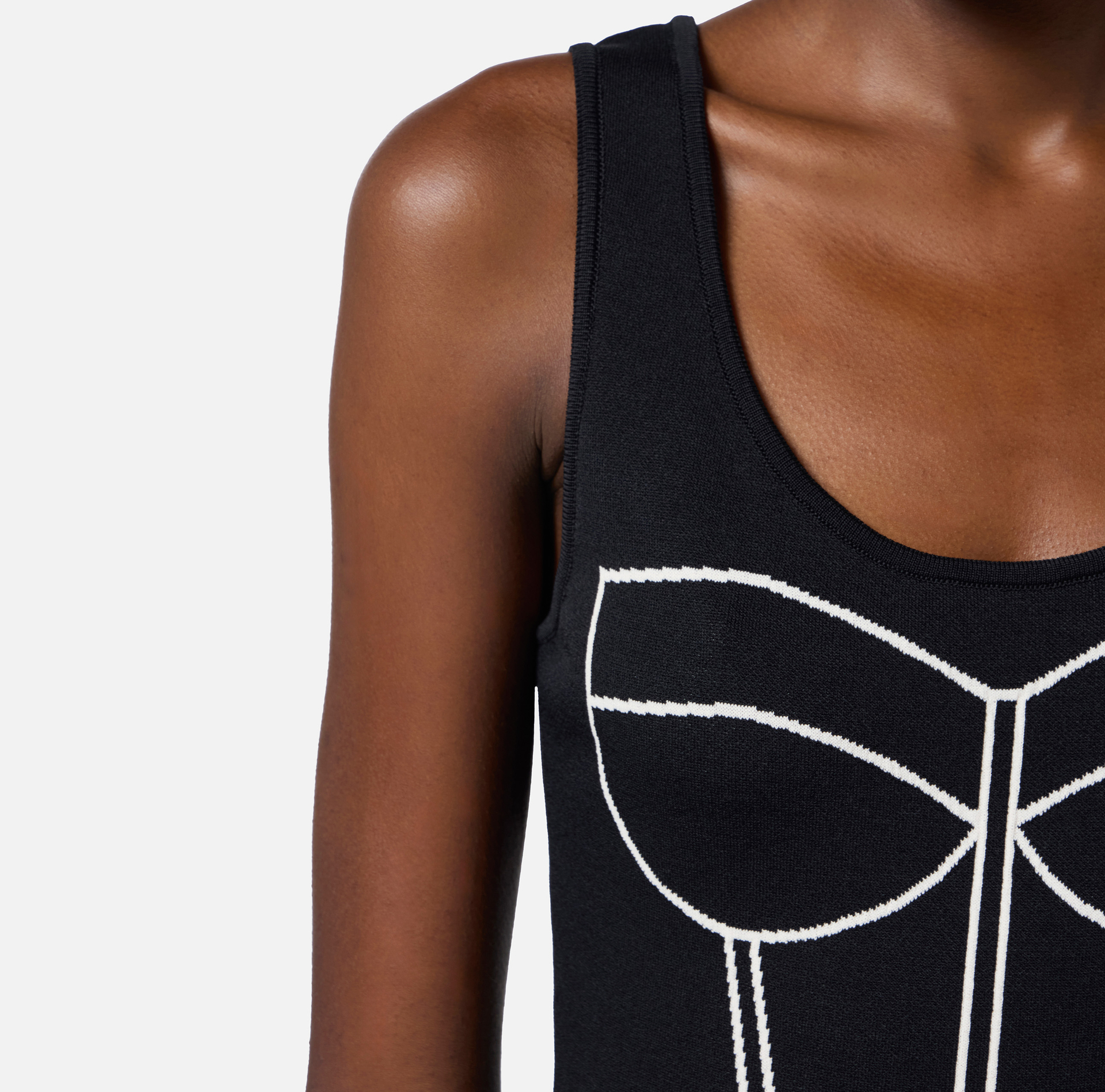 Top with corset design - Elisabetta Franchi