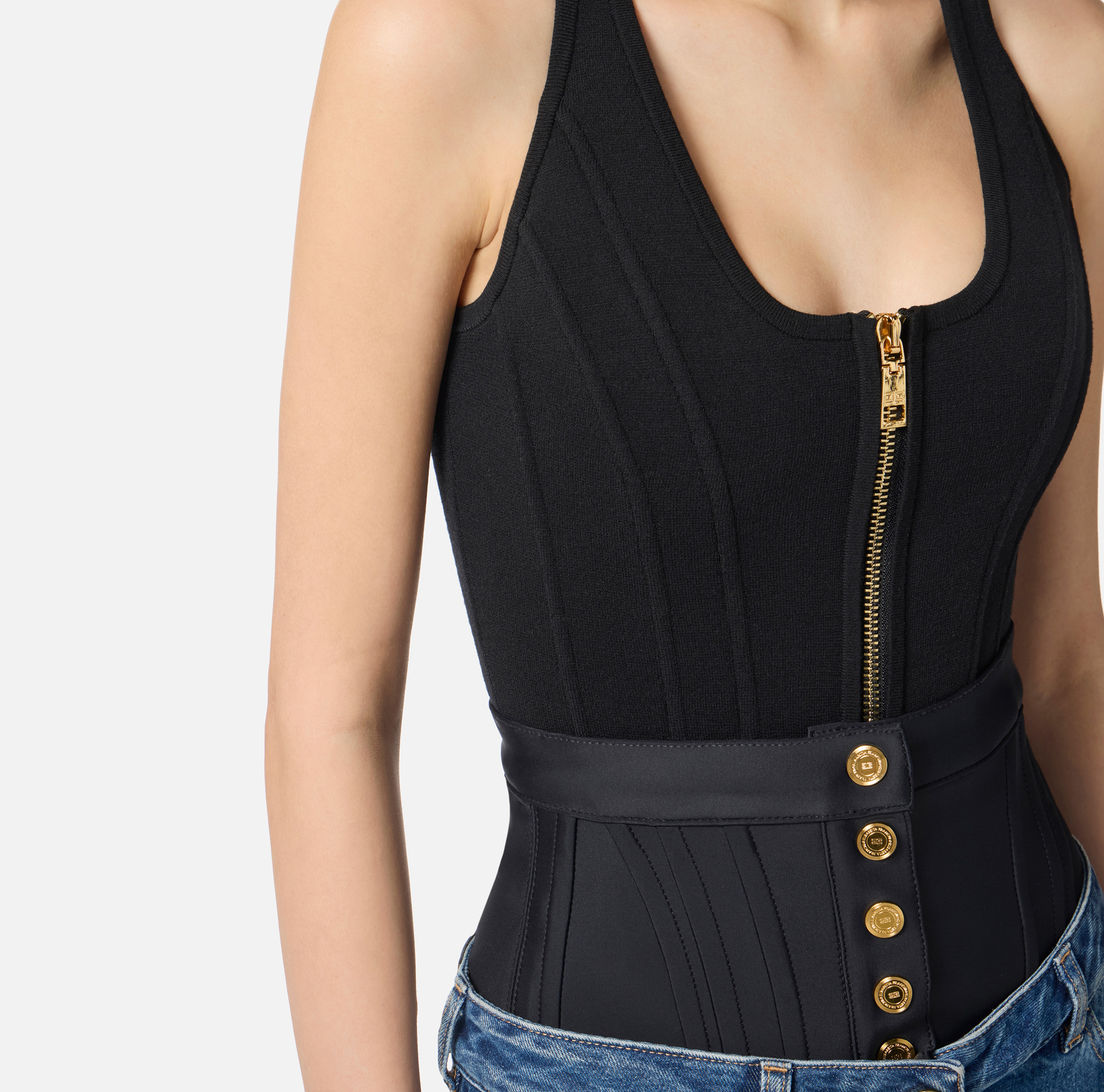 Top de lana punto roma - Elisabetta Franchi