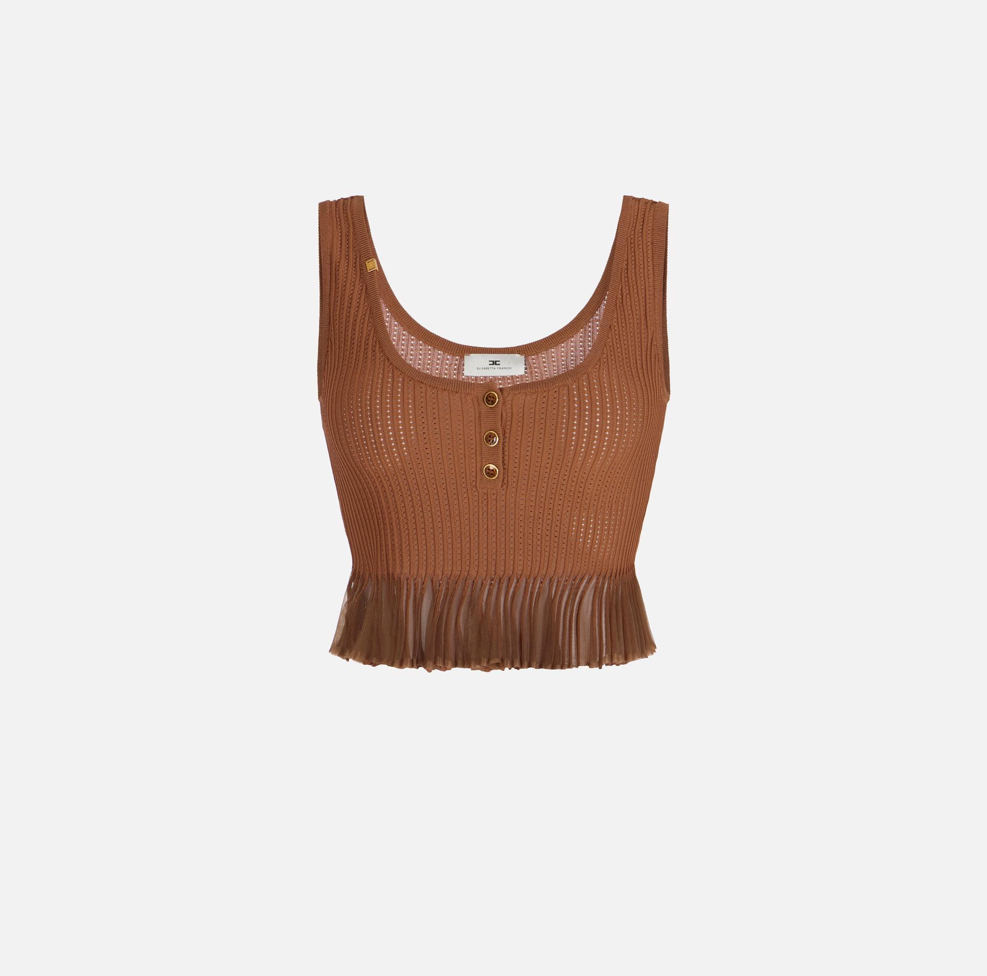 Top in maglia à jour